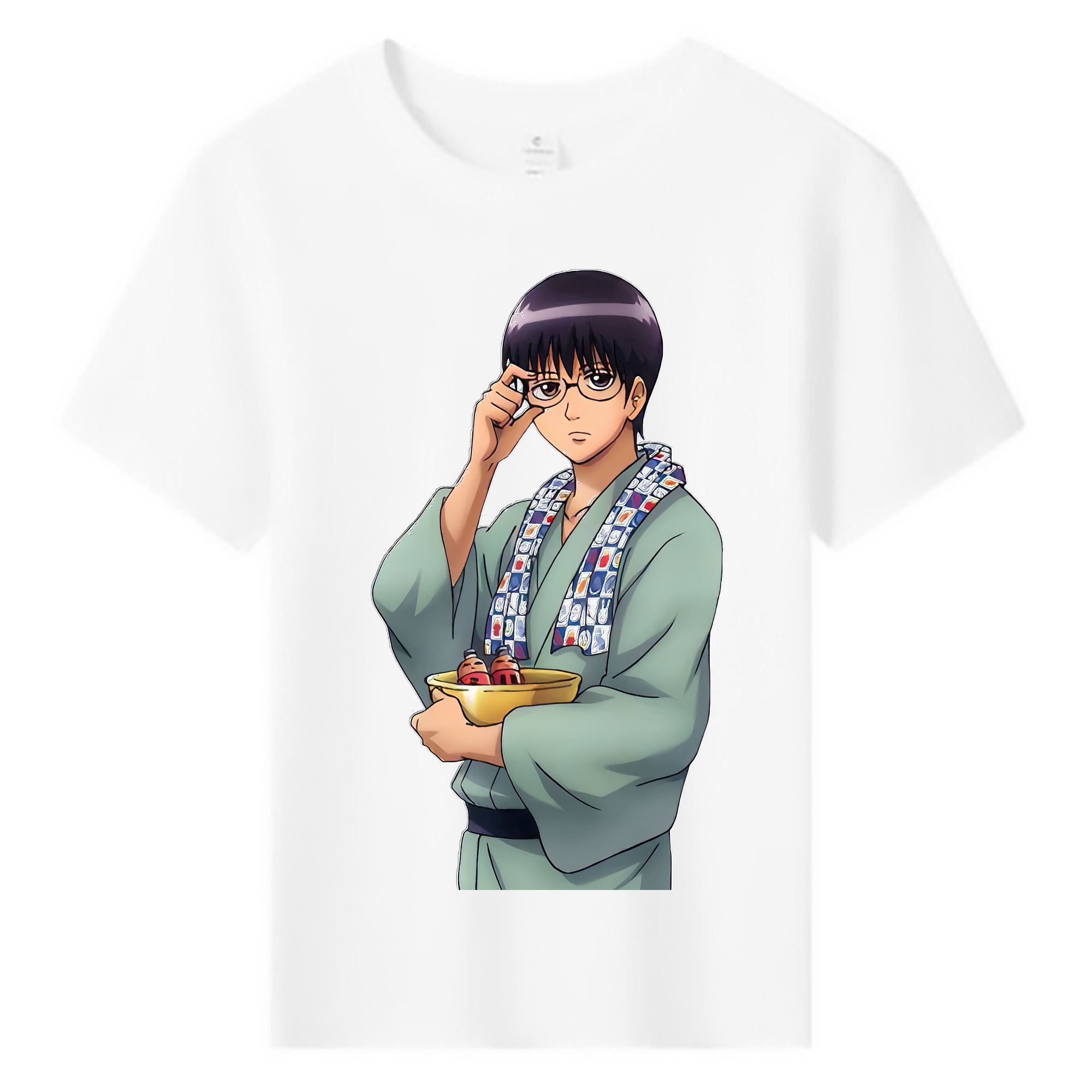 （画像用） ぎんたま 坂田銀時（さかたぎんとき） 神楽 志村新八（しむら しんぱち） GINTAMA Sakata Gintoki Kagura Shimura Shinpachi 綿100％キッズTシャツ（フロントプリント）