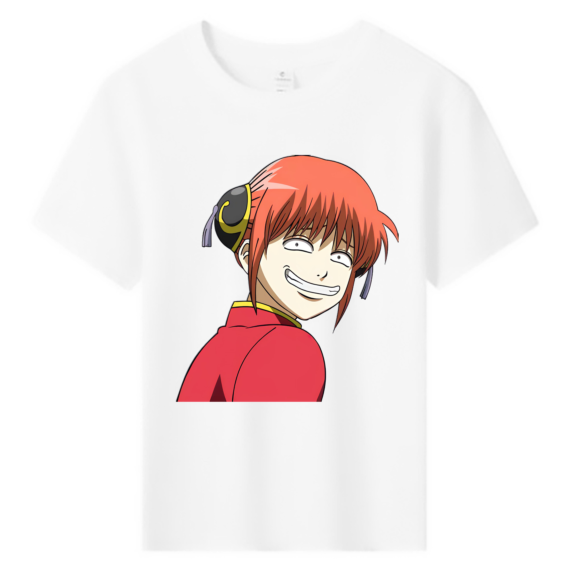 （画像用） ぎんたま 坂田銀時（さかたぎんとき） 神楽 志村新八（しむら しんぱち） GINTAMA Sakata Gintoki Kagura Shimura Shinpachi 綿100％キッズTシャツ（フロントプリント）