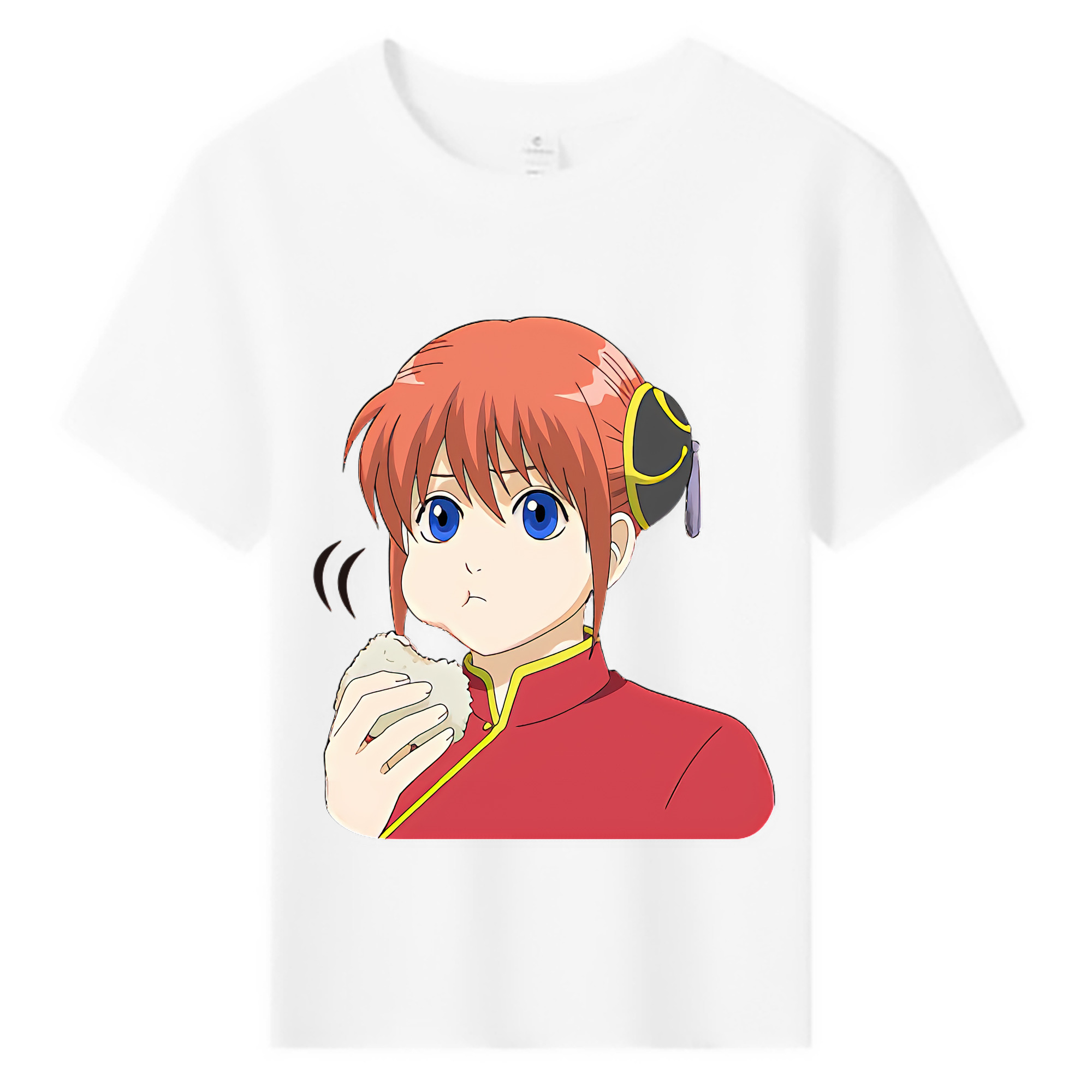 （画像用） ぎんたま 坂田銀時（さかたぎんとき） 神楽 志村新八（しむら しんぱち） GINTAMA Sakata Gintoki Kagura Shimura Shinpachi 綿100％キッズTシャツ（フロントプリント）