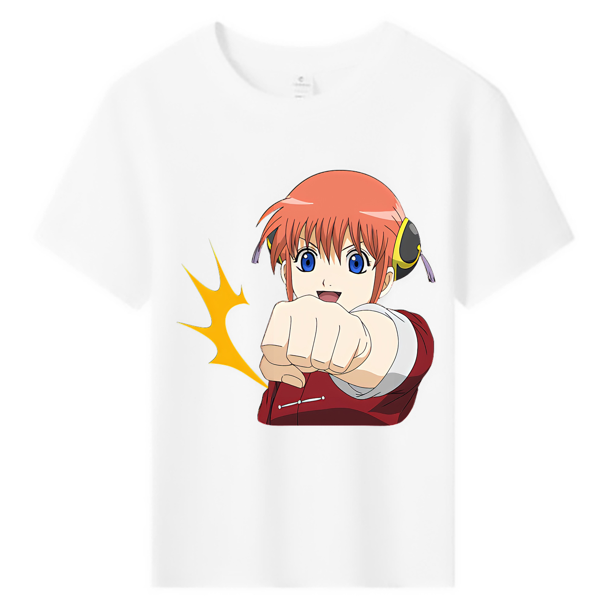 （画像用） ぎんたま 坂田銀時（さかたぎんとき） 神楽 志村新八（しむら しんぱち） GINTAMA Sakata Gintoki Kagura Shimura Shinpachi 綿100％キッズTシャツ（フロントプリント）