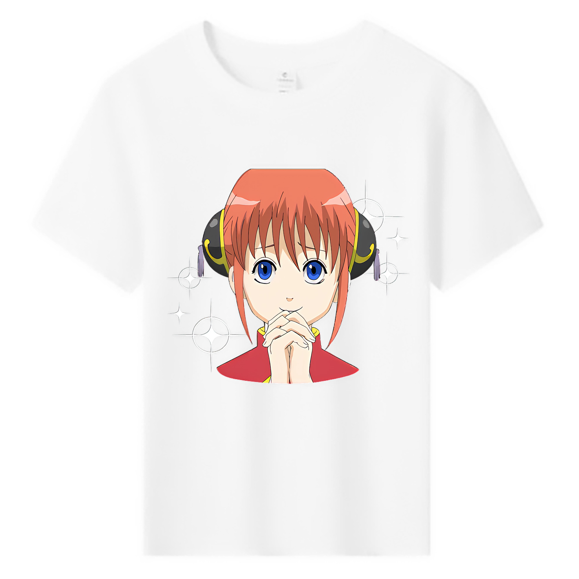 （画像用） ぎんたま 坂田銀時（さかたぎんとき） 神楽 志村新八（しむら しんぱち） GINTAMA Sakata Gintoki Kagura Shimura Shinpachi 綿100％キッズTシャツ（フロントプリント）