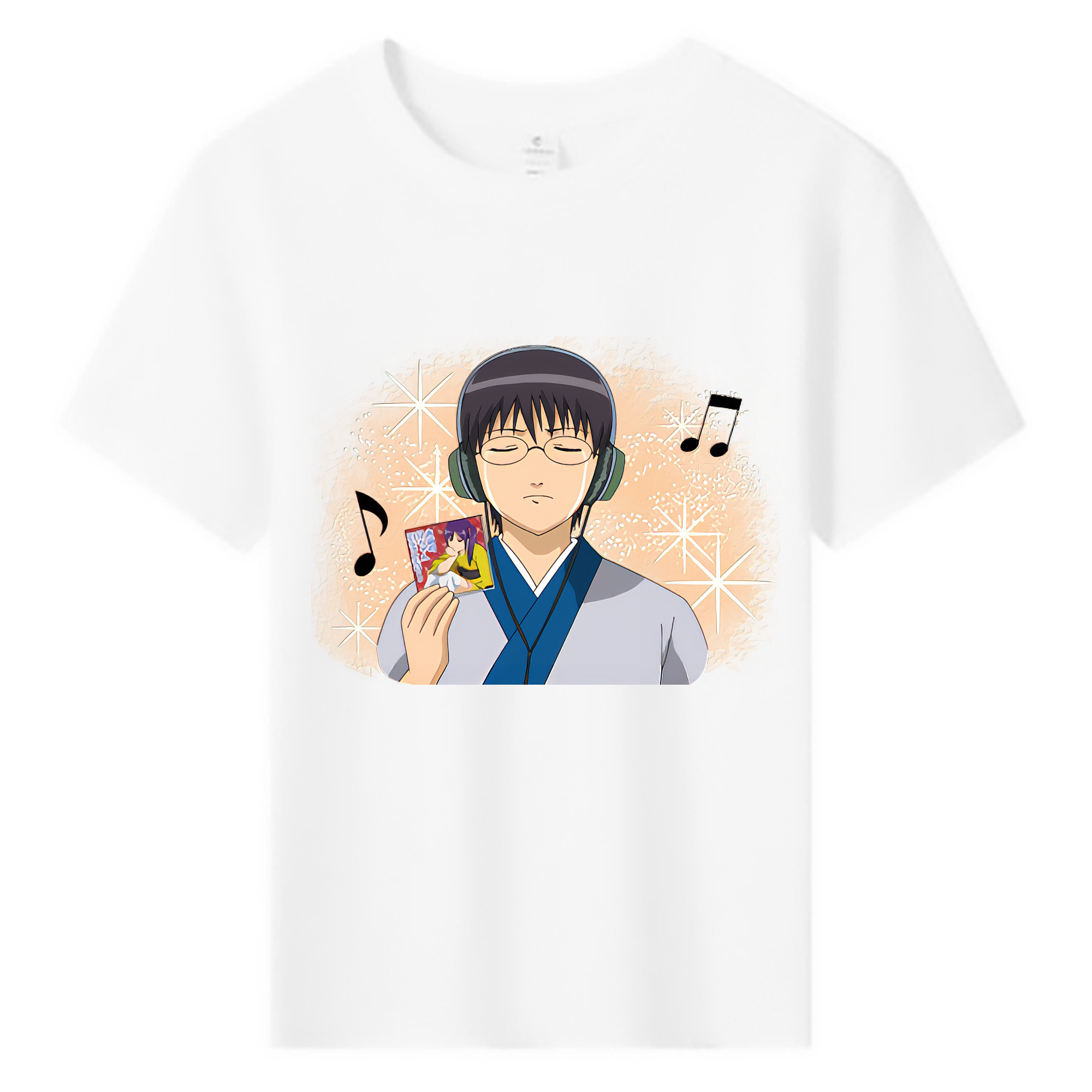 （画像用） ぎんたま 坂田銀時（さかたぎんとき） 神楽 志村新八（しむら しんぱち） GINTAMA Sakata Gintoki Kagura Shimura Shinpachi 綿100％キッズTシャツ（フロントプリント）