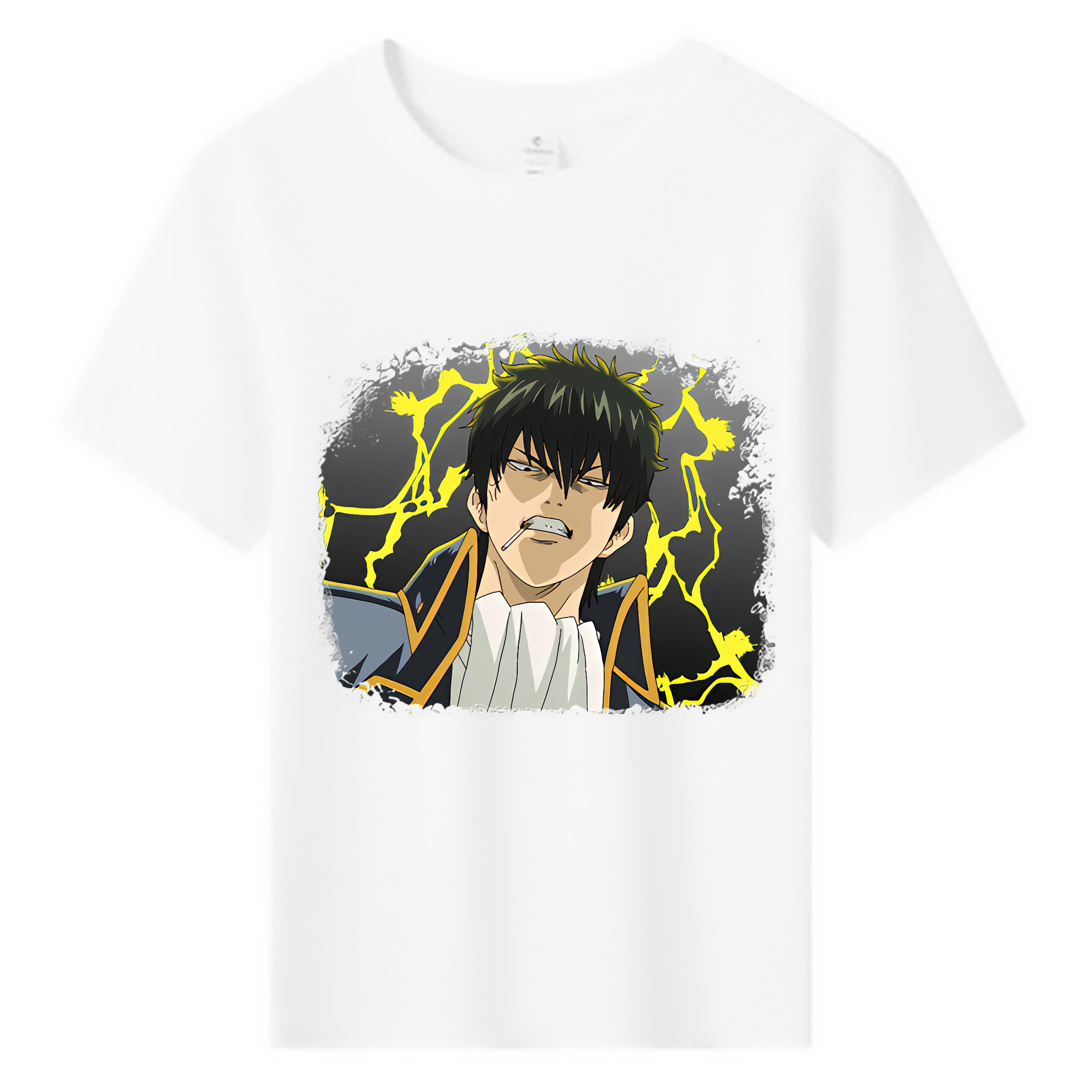 （画像用） ぎんたま 坂田銀時（さかたぎんとき） 神楽 志村新八（しむら しんぱち） GINTAMA Sakata Gintoki Kagura Shimura Shinpachi 綿100％キッズTシャツ（フロントプリント）