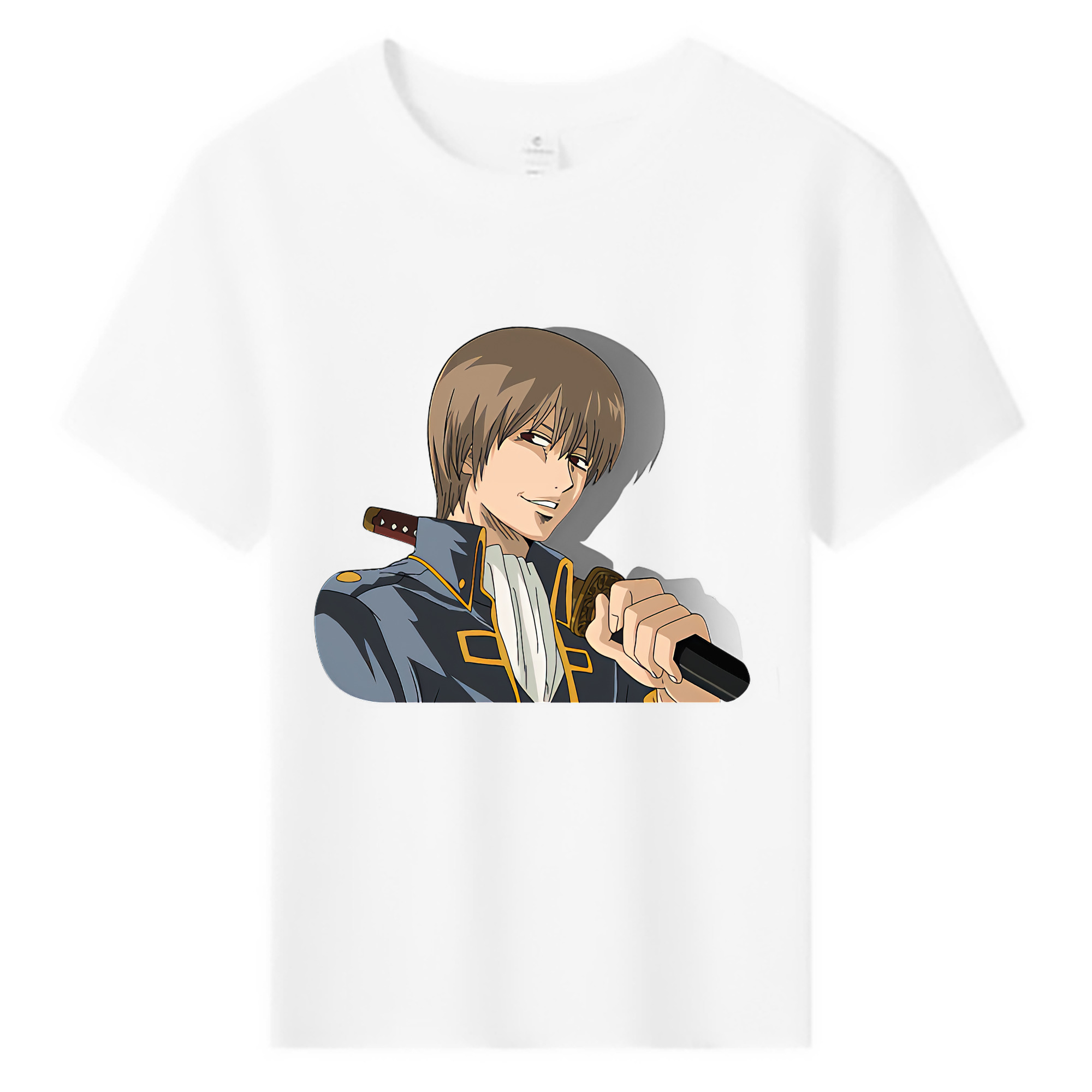 （画像用） ぎんたま 坂田銀時（さかたぎんとき） 神楽 志村新八（しむら しんぱち） GINTAMA Sakata Gintoki Kagura Shimura Shinpachi 綿100％キッズTシャツ（フロントプリント）