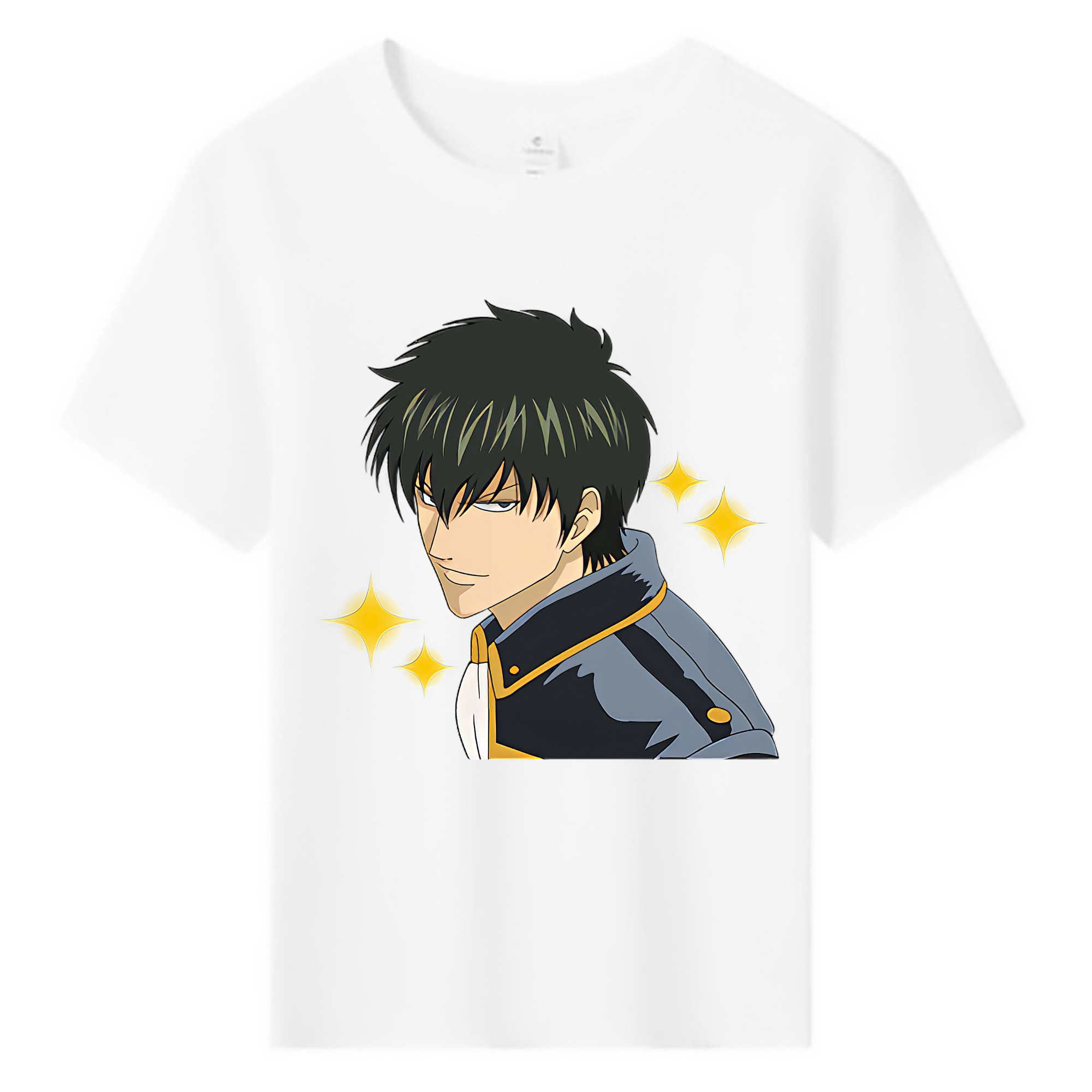 （画像用） ぎんたま 坂田銀時（さかたぎんとき） 神楽 志村新八（しむら しんぱち） GINTAMA Sakata Gintoki Kagura Shimura Shinpachi 綿100％キッズTシャツ（フロントプリント）