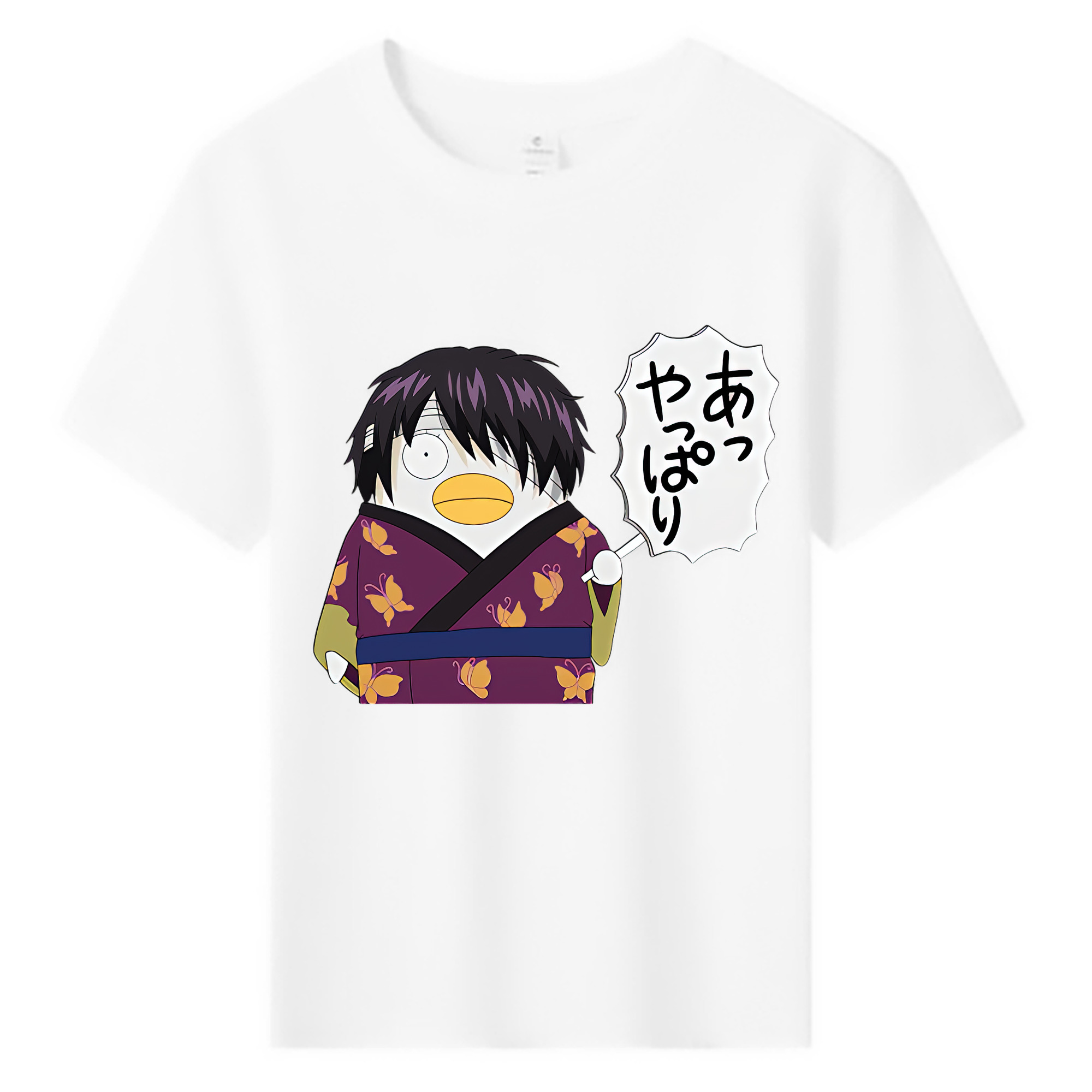 （画像用） ぎんたま 坂田銀時（さかたぎんとき） 神楽 志村新八（しむら しんぱち） GINTAMA Sakata Gintoki Kagura Shimura Shinpachi 綿100％キッズTシャツ（フロントプリント）