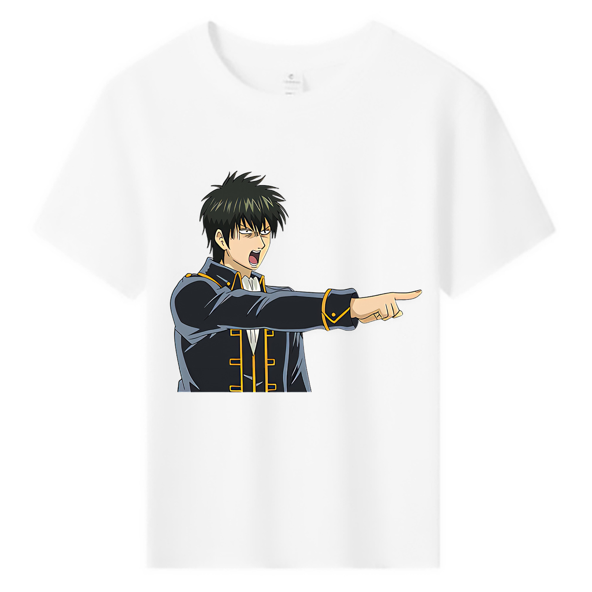 （画像用） ぎんたま 坂田銀時（さかたぎんとき） 神楽 志村新八（しむら しんぱち） GINTAMA Sakata Gintoki Kagura Shimura Shinpachi 綿100％キッズTシャツ（フロントプリント）
