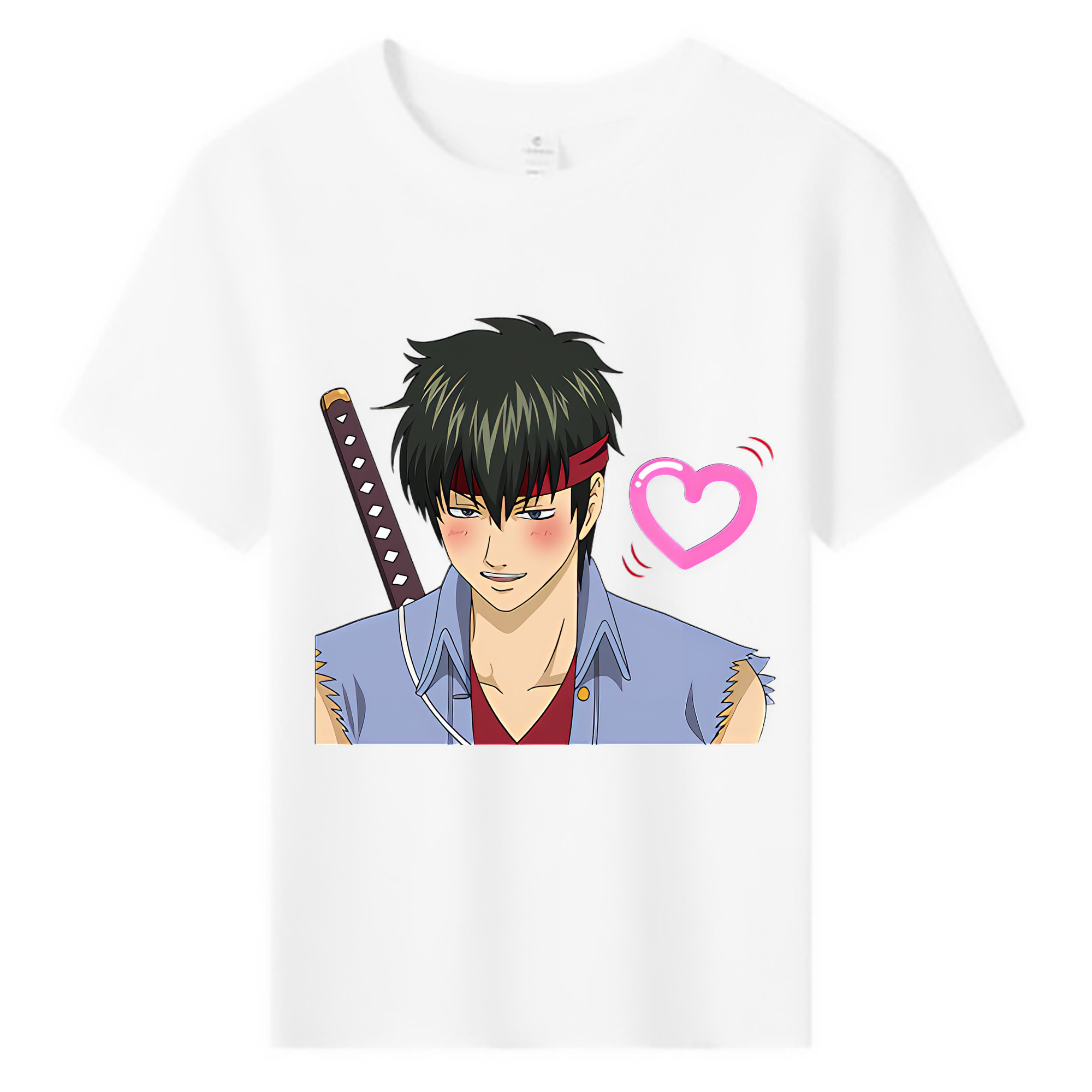 （画像用） ぎんたま 坂田銀時（さかたぎんとき） 神楽 志村新八（しむら しんぱち） GINTAMA Sakata Gintoki Kagura Shimura Shinpachi 綿100％キッズTシャツ（フロントプリント）