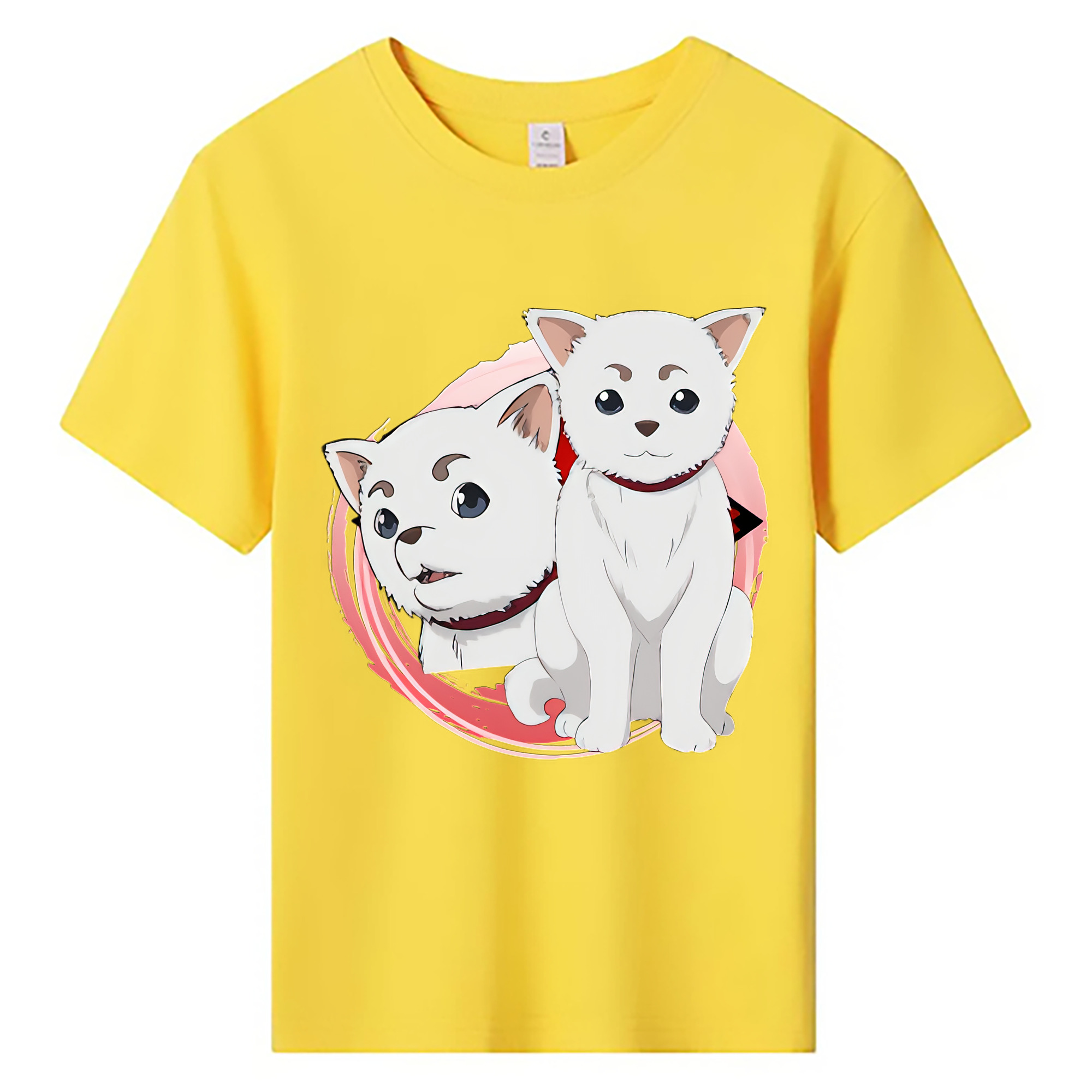 （画像用） ぎんたま 坂田銀時（さかたぎんとき） 神楽 志村新八（しむら しんぱち） GINTAMA Sakata Gintoki Kagura Shimura Shinpachi 綿100％キッズTシャツ（フロントプリント）
