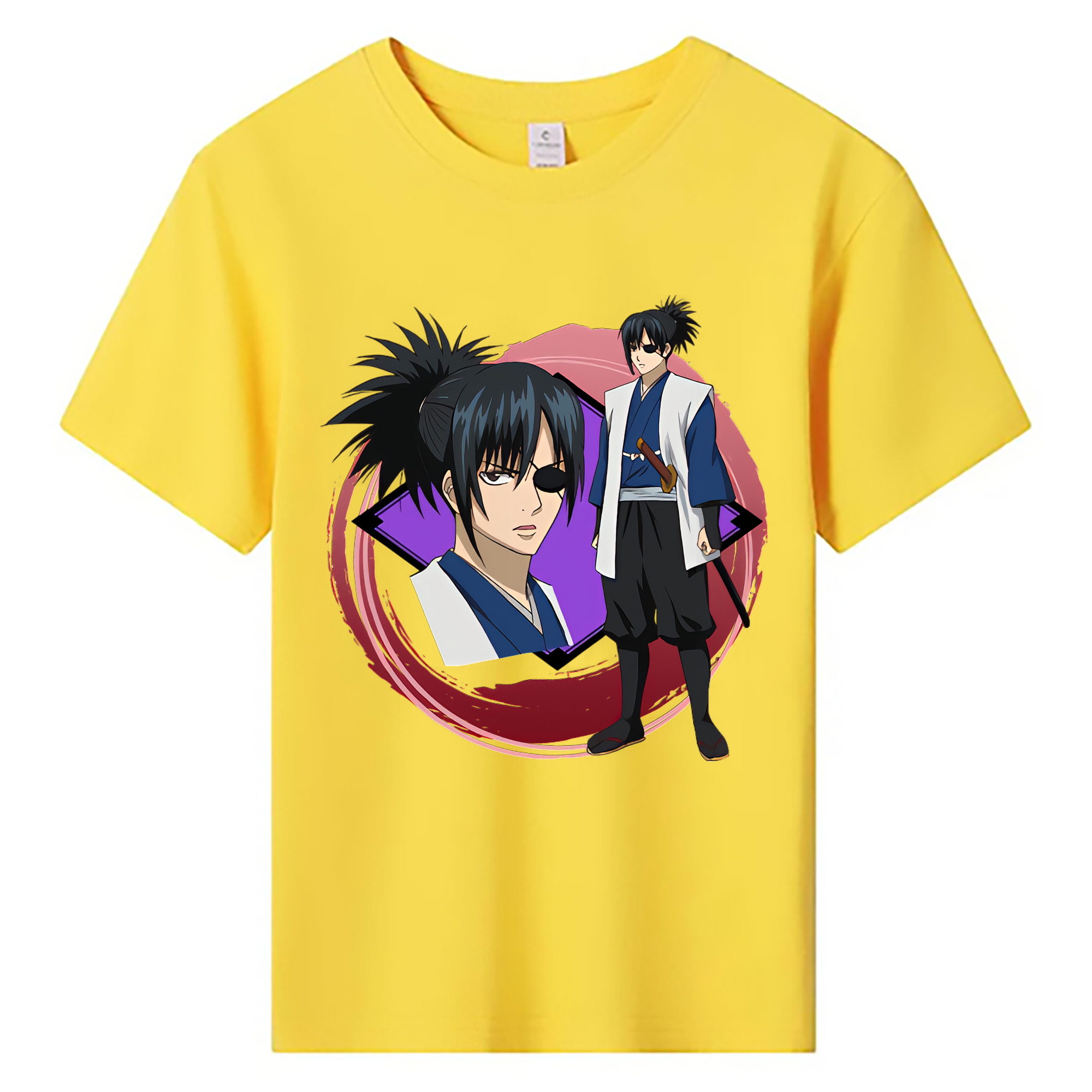 （画像用） ぎんたま 坂田銀時（さかたぎんとき） 神楽 志村新八（しむら しんぱち） GINTAMA Sakata Gintoki Kagura Shimura Shinpachi 綿100％キッズTシャツ（フロントプリント）