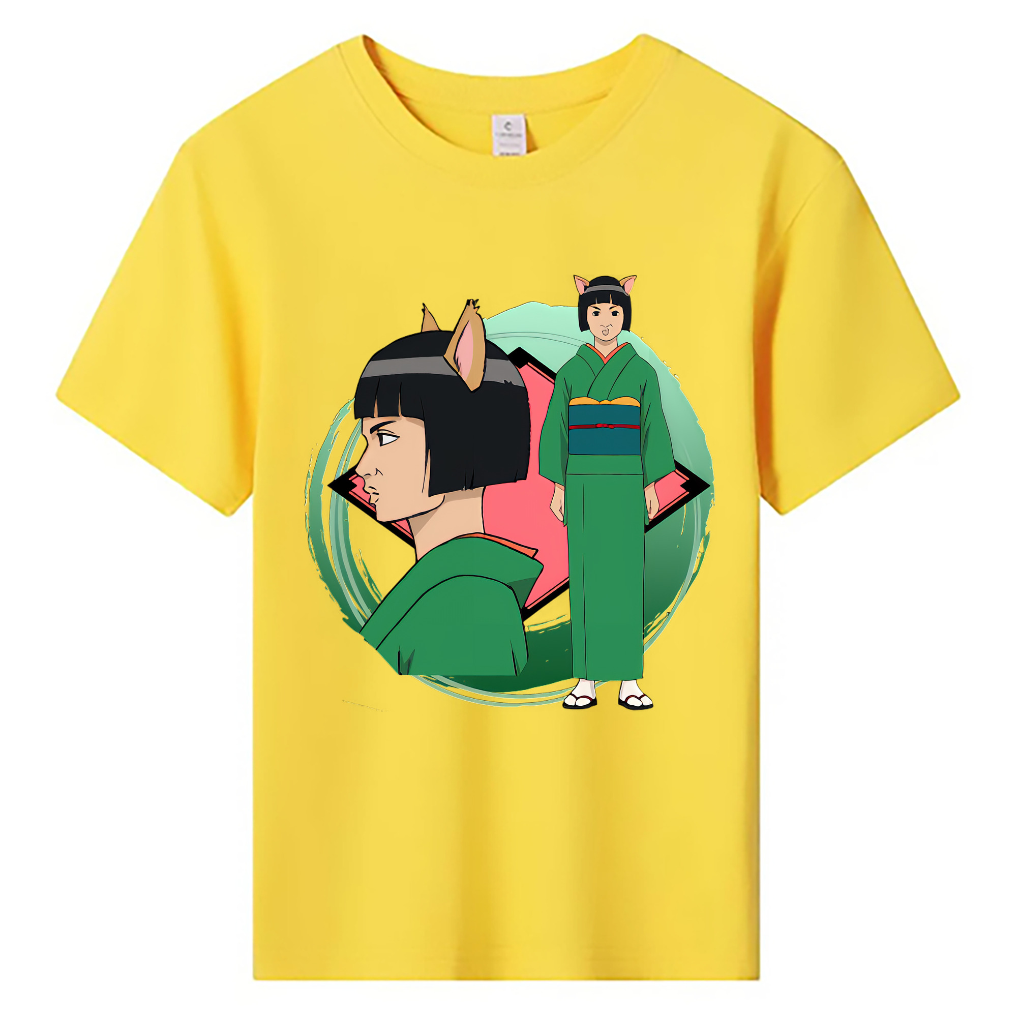 （画像用） ぎんたま 坂田銀時（さかたぎんとき） 神楽 志村新八（しむら しんぱち） GINTAMA Sakata Gintoki Kagura Shimura Shinpachi 綿100％キッズTシャツ（フロントプリント）