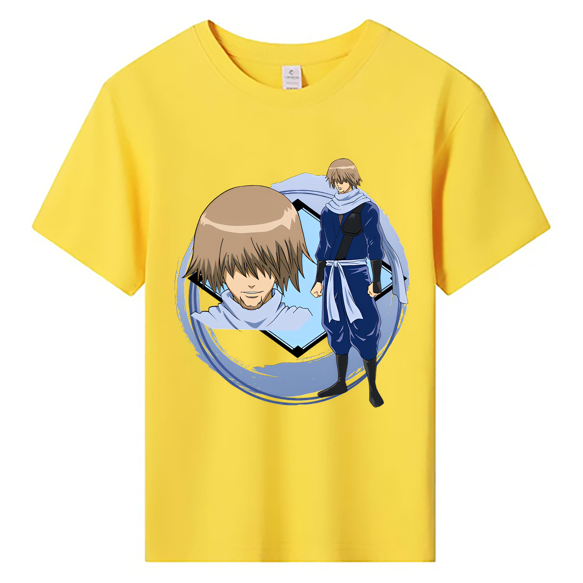 （画像用） ぎんたま 坂田銀時（さかたぎんとき） 神楽 志村新八（しむら しんぱち） GINTAMA Sakata Gintoki Kagura Shimura Shinpachi 綿100％キッズTシャツ（フロントプリント）