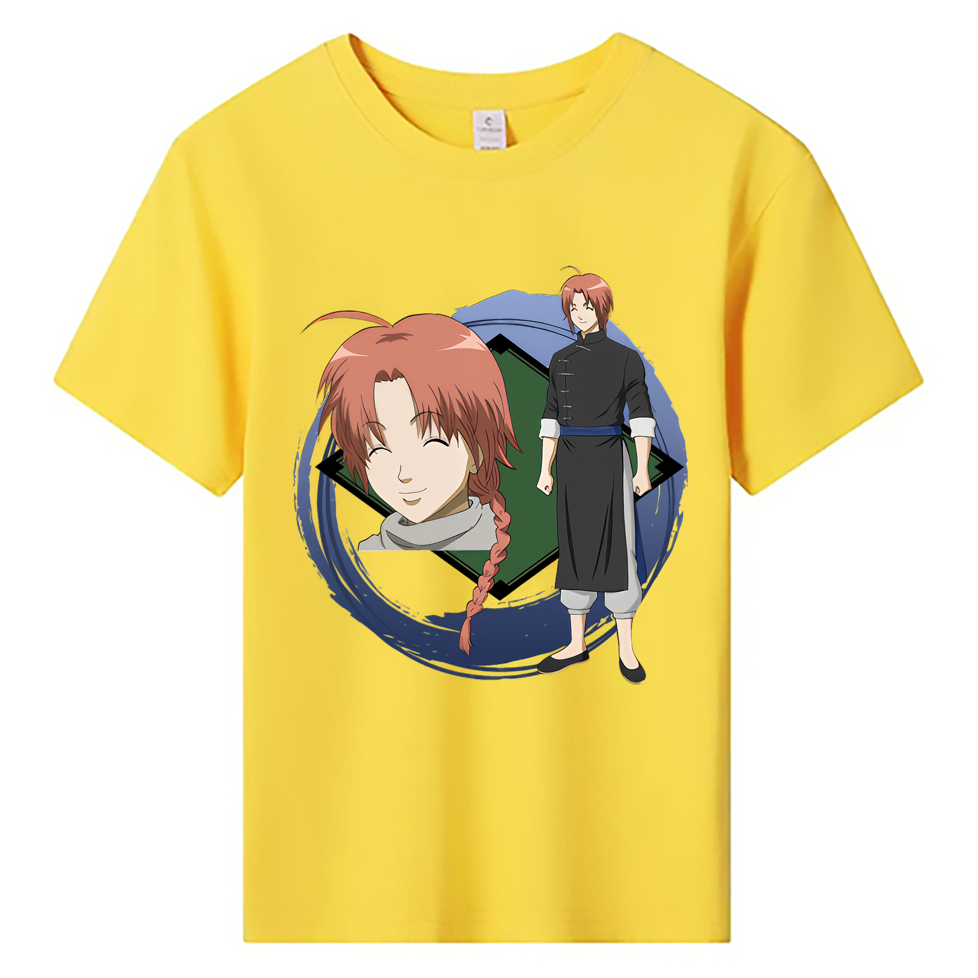 （画像用） ぎんたま 坂田銀時（さかたぎんとき） 神楽 志村新八（しむら しんぱち） GINTAMA Sakata Gintoki Kagura Shimura Shinpachi 綿100％キッズTシャツ（フロントプリント）