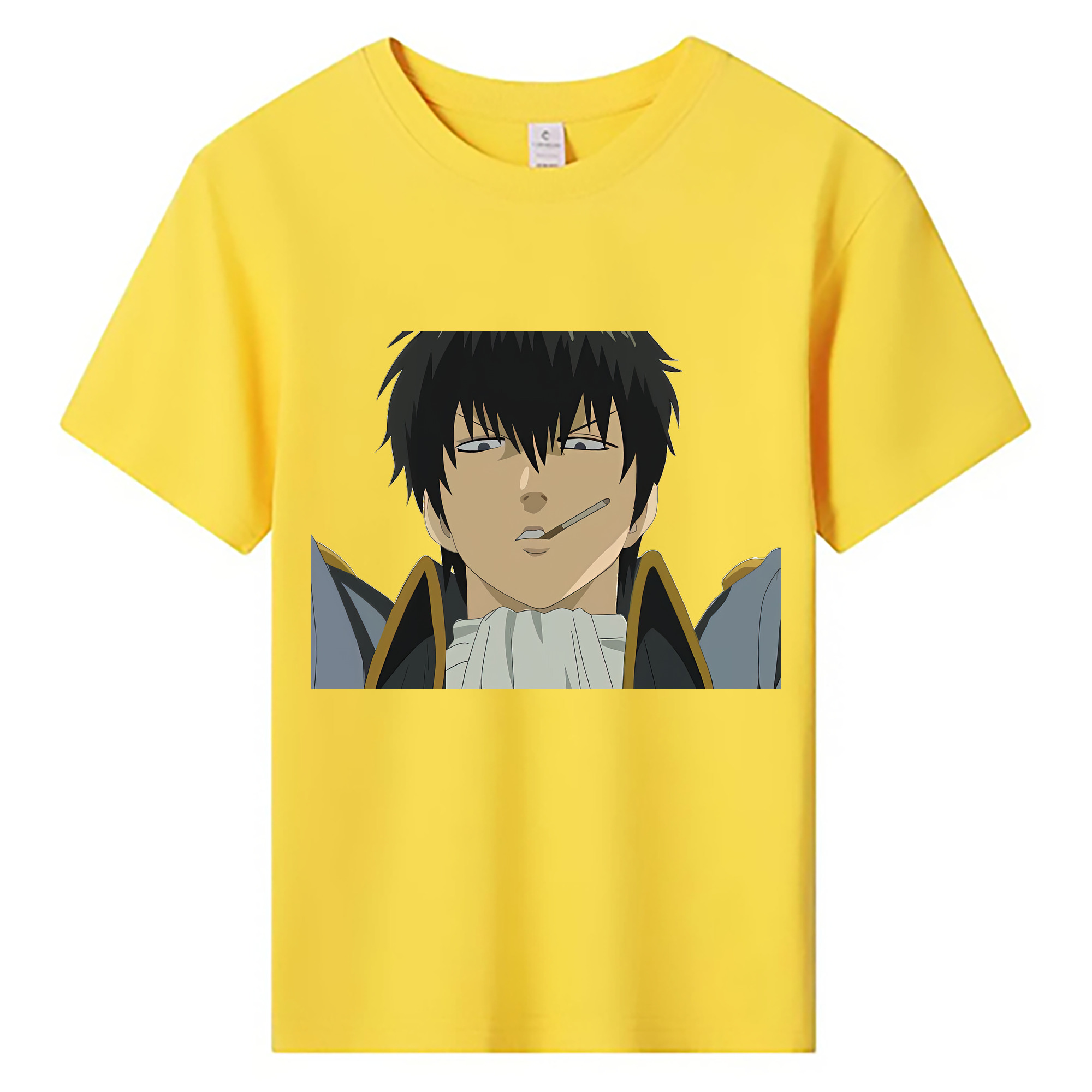 （画像用） ぎんたま 坂田銀時（さかたぎんとき） 神楽 志村新八（しむら しんぱち） GINTAMA Sakata Gintoki Kagura Shimura Shinpachi 綿100％キッズTシャツ（フロントプリント）