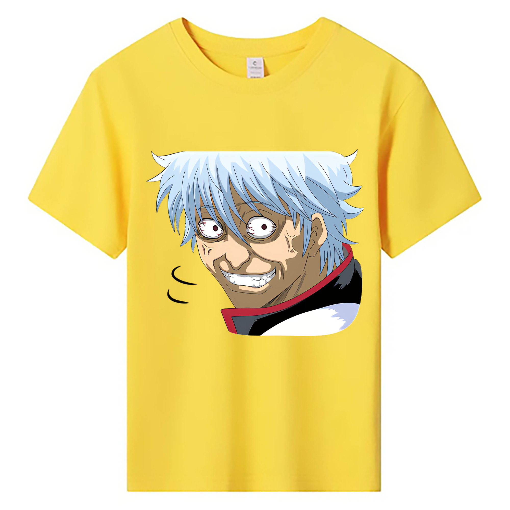 （画像用） ぎんたま 坂田銀時（さかたぎんとき） 神楽 志村新八（しむら しんぱち） GINTAMA Sakata Gintoki Kagura Shimura Shinpachi 綿100％キッズTシャツ（フロントプリント）