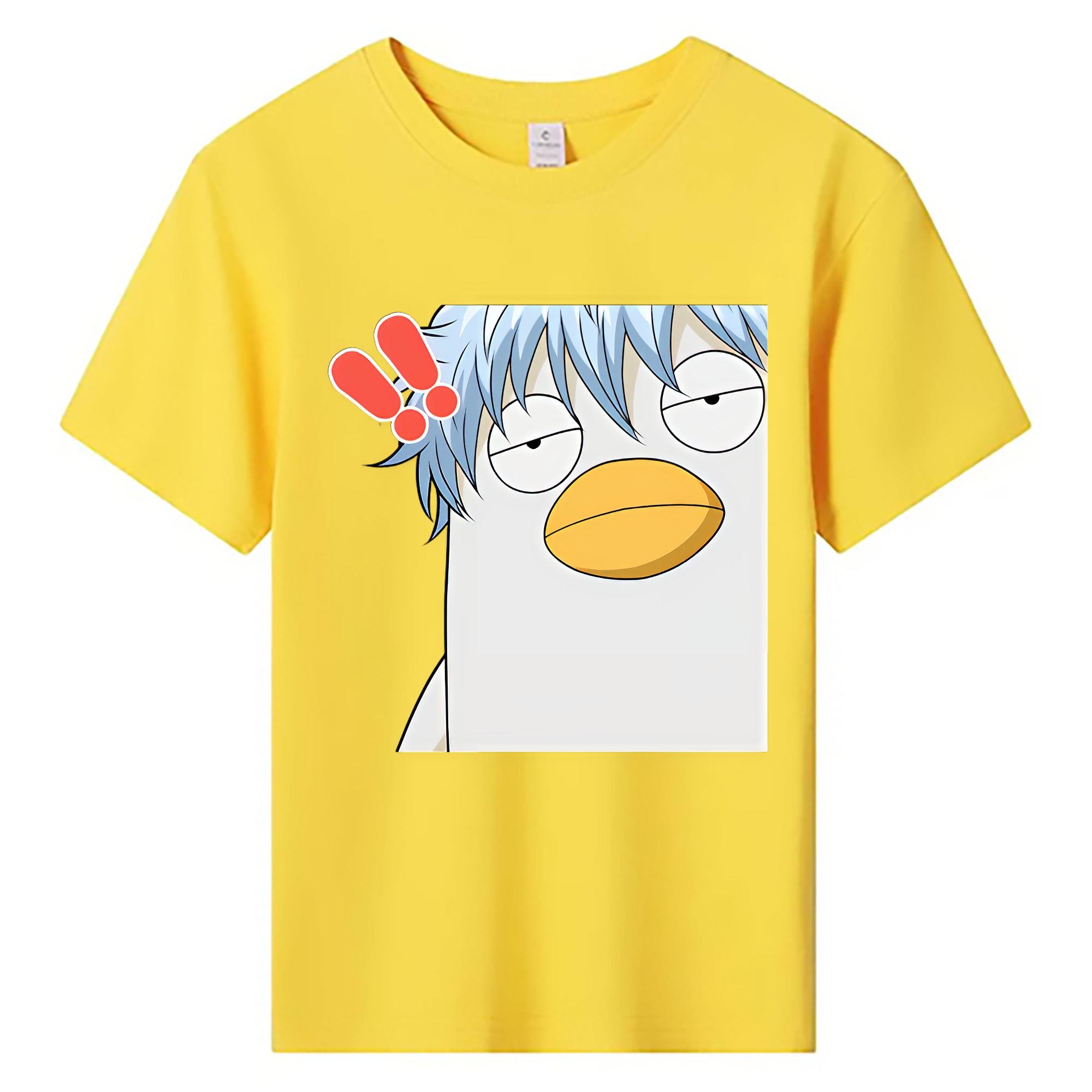 （画像用） ぎんたま 坂田銀時（さかたぎんとき） 神楽 志村新八（しむら しんぱち） GINTAMA Sakata Gintoki Kagura Shimura Shinpachi 綿100％キッズTシャツ（フロントプリント）