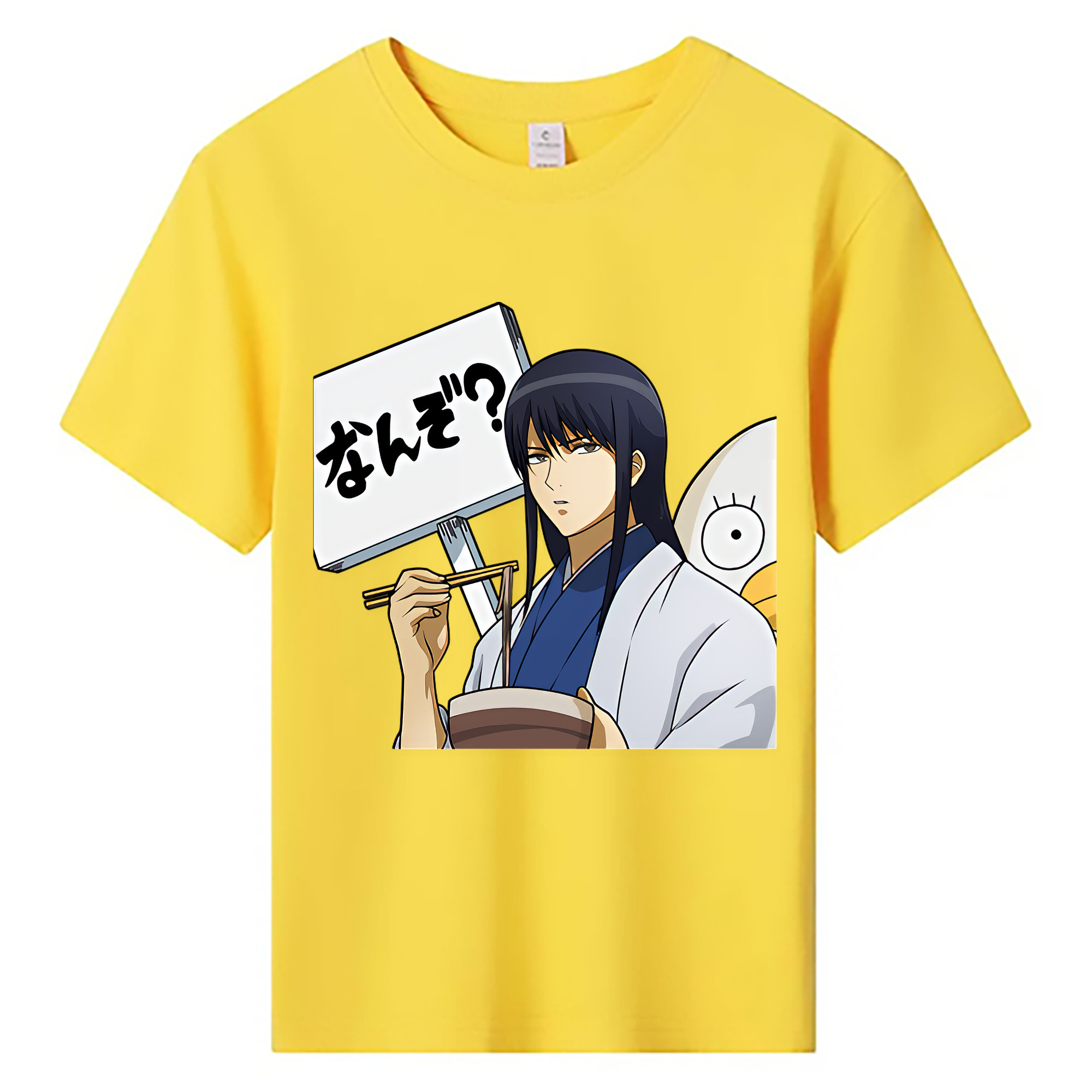 （画像用） ぎんたま 坂田銀時（さかたぎんとき） 神楽 志村新八（しむら しんぱち） GINTAMA Sakata Gintoki Kagura Shimura Shinpachi 綿100％キッズTシャツ（フロントプリント）