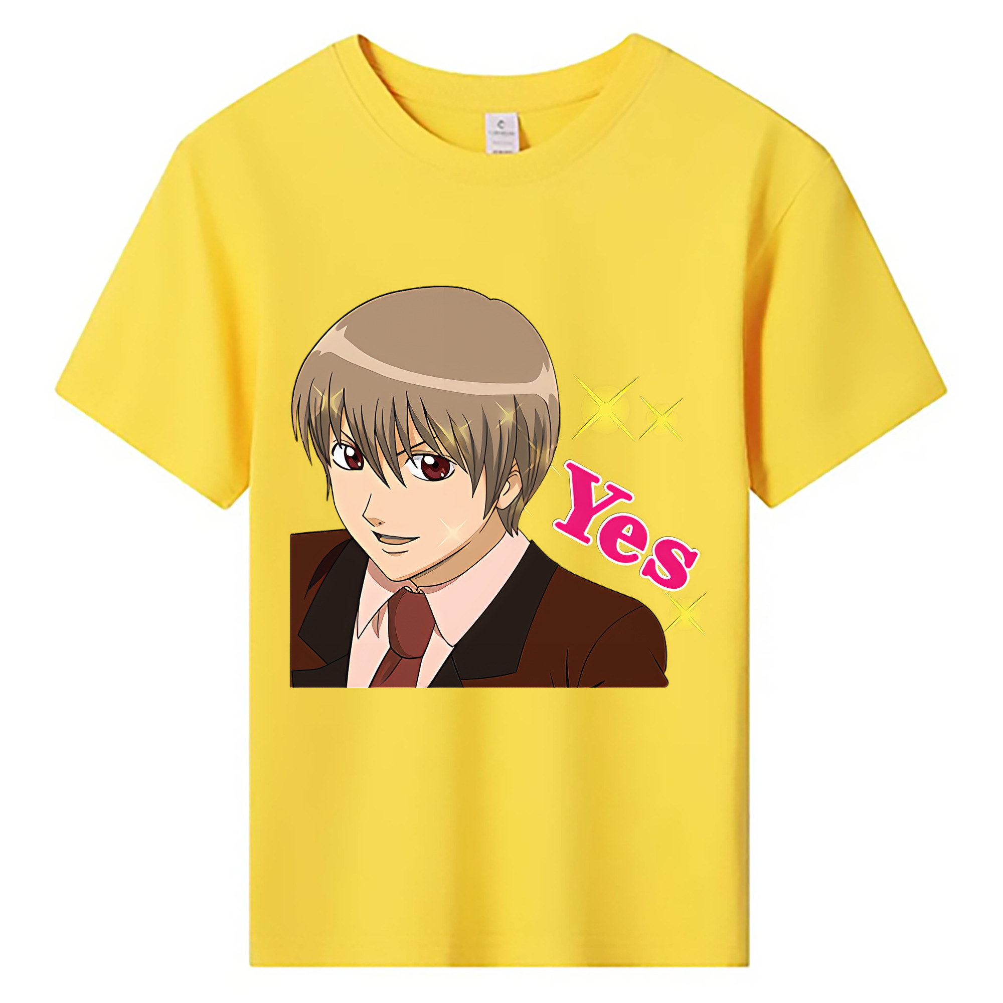 （画像用） ぎんたま 坂田銀時（さかたぎんとき） 神楽 志村新八（しむら しんぱち） GINTAMA Sakata Gintoki Kagura Shimura Shinpachi 綿100％キッズTシャツ（フロントプリント）