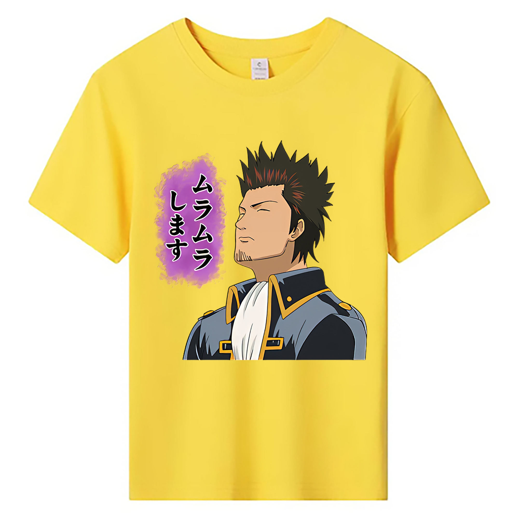 （画像用） ぎんたま 坂田銀時（さかたぎんとき） 神楽 志村新八（しむら しんぱち） GINTAMA Sakata Gintoki Kagura Shimura Shinpachi 綿100％キッズTシャツ（フロントプリント）