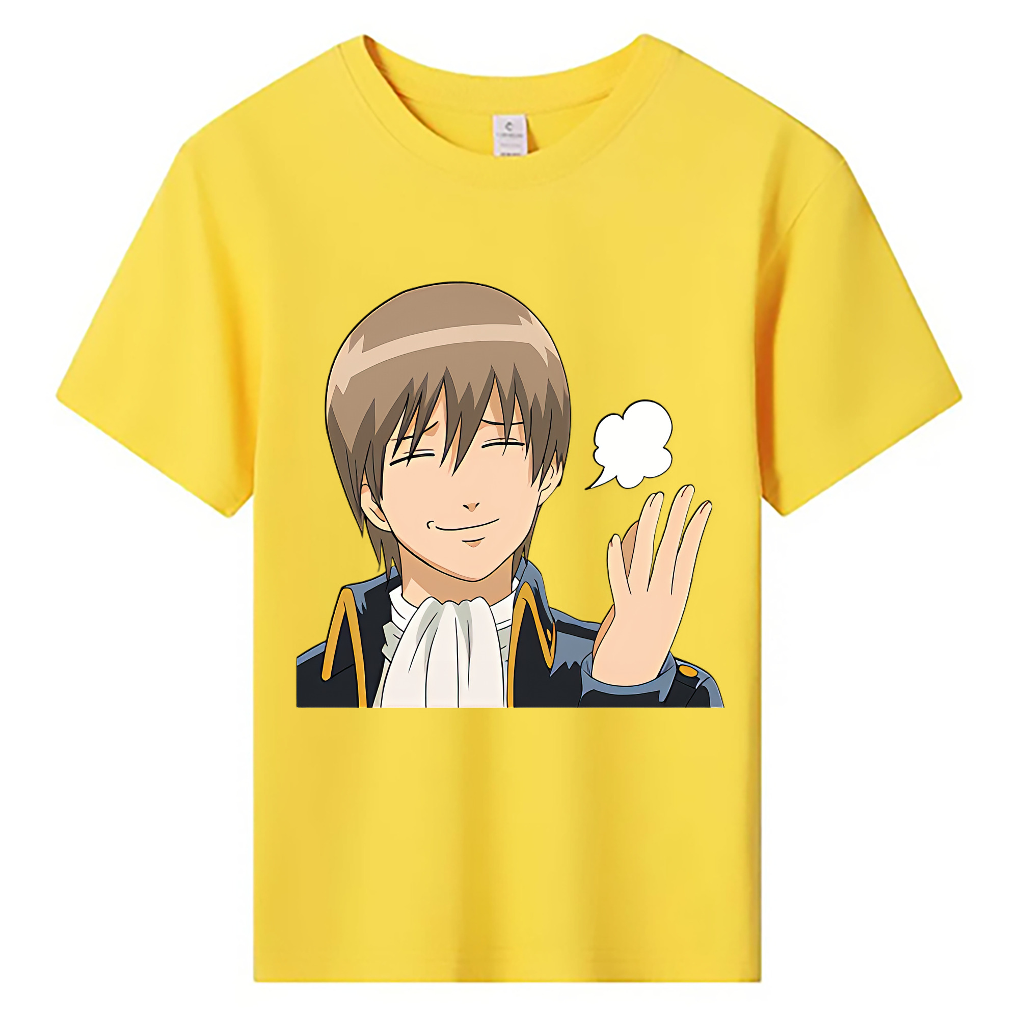 （画像用） ぎんたま 坂田銀時（さかたぎんとき） 神楽 志村新八（しむら しんぱち） GINTAMA Sakata Gintoki Kagura Shimura Shinpachi 綿100％キッズTシャツ（フロントプリント）