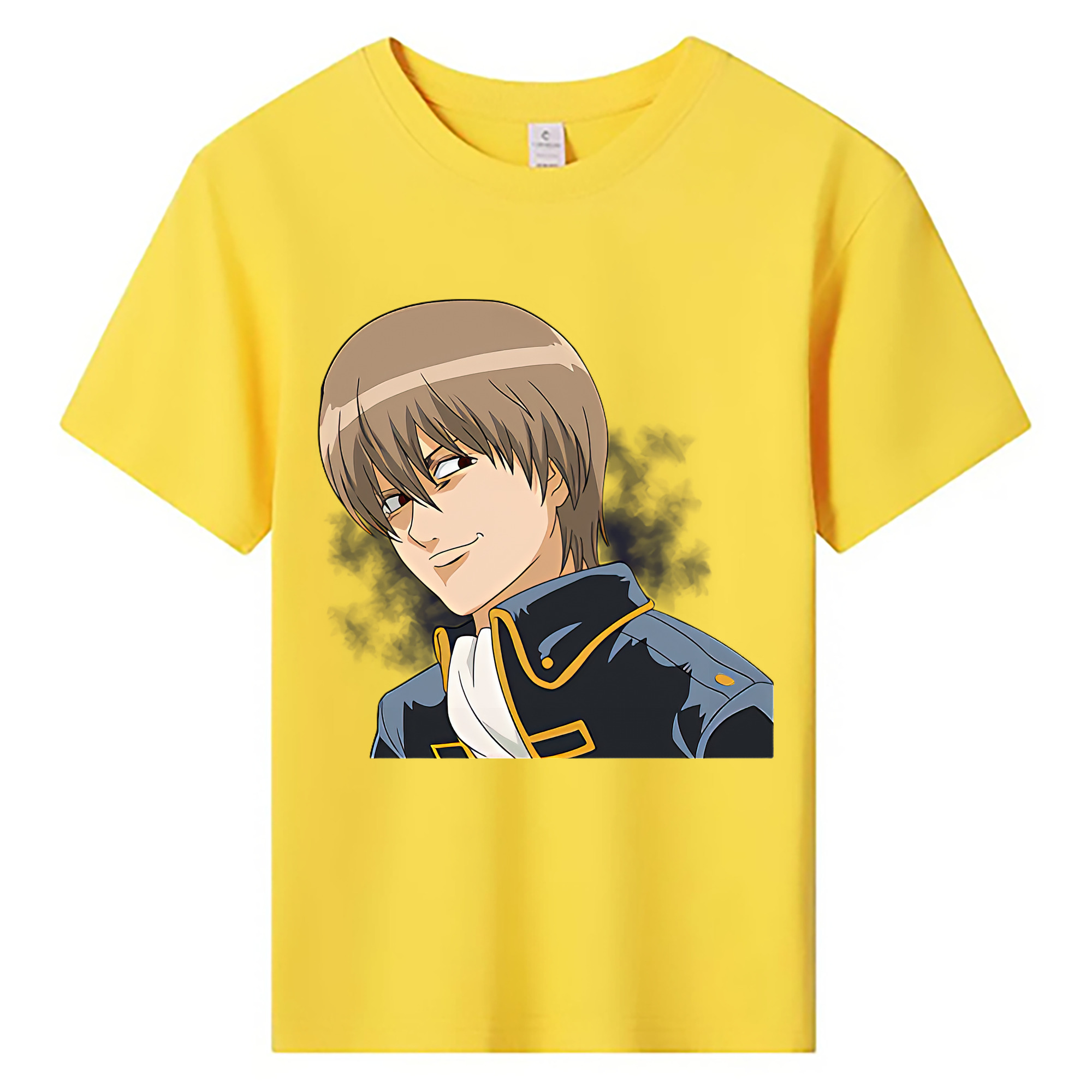 （画像用） ぎんたま 坂田銀時（さかたぎんとき） 神楽 志村新八（しむら しんぱち） GINTAMA Sakata Gintoki Kagura Shimura Shinpachi 綿100％キッズTシャツ（フロントプリント）