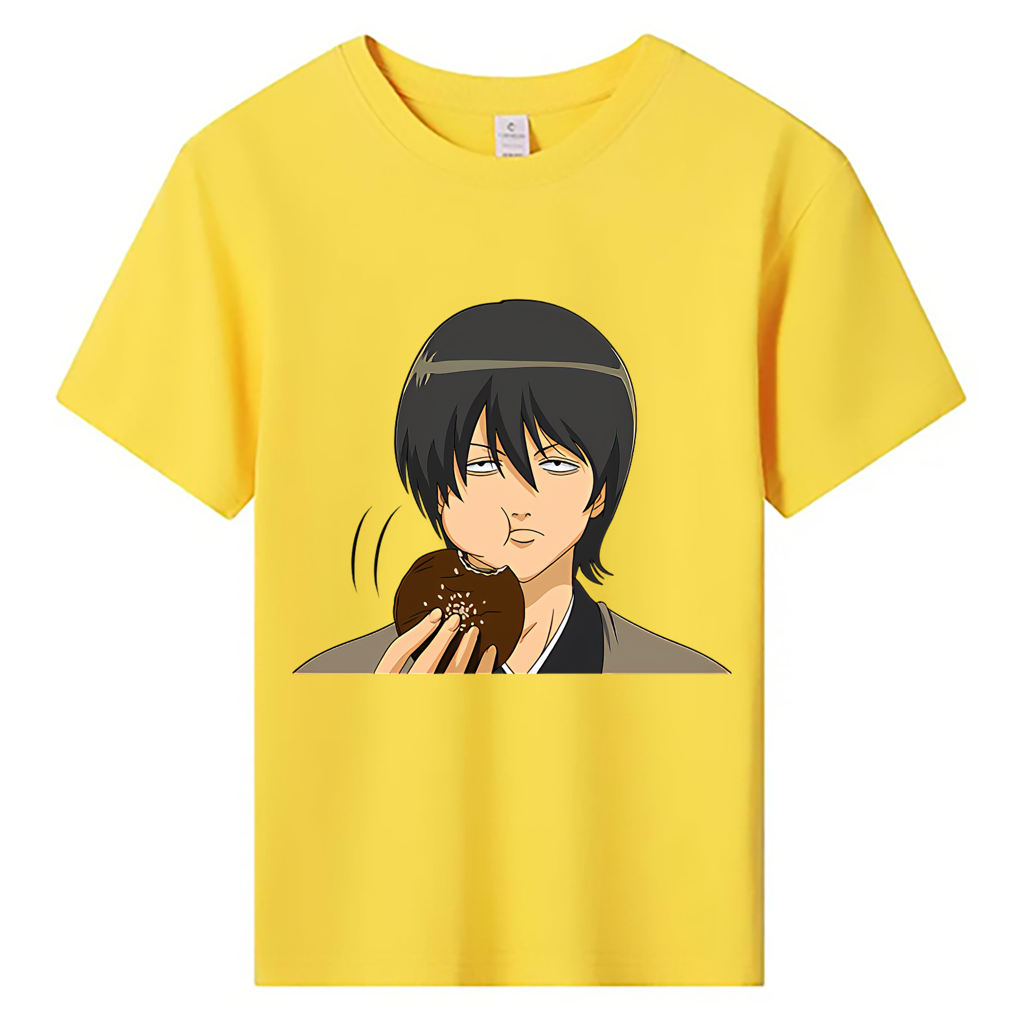 （画像用） ぎんたま 坂田銀時（さかたぎんとき） 神楽 志村新八（しむら しんぱち） GINTAMA Sakata Gintoki Kagura Shimura Shinpachi 綿100％キッズTシャツ（フロントプリント）