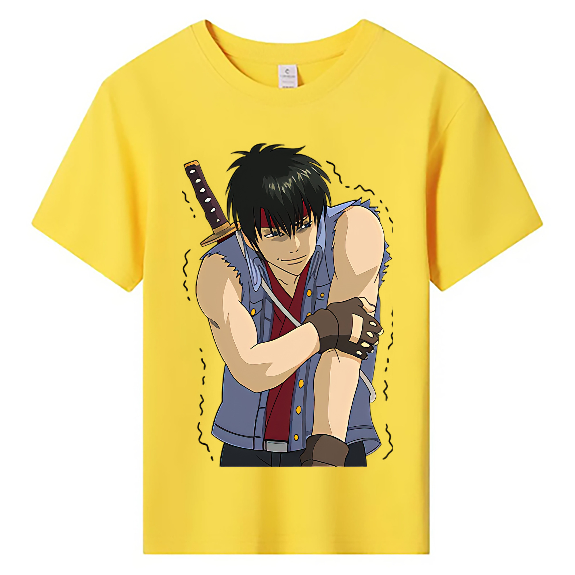 （画像用） ぎんたま 坂田銀時（さかたぎんとき） 神楽 志村新八（しむら しんぱち） GINTAMA Sakata Gintoki Kagura Shimura Shinpachi 綿100％キッズTシャツ（フロントプリント）
