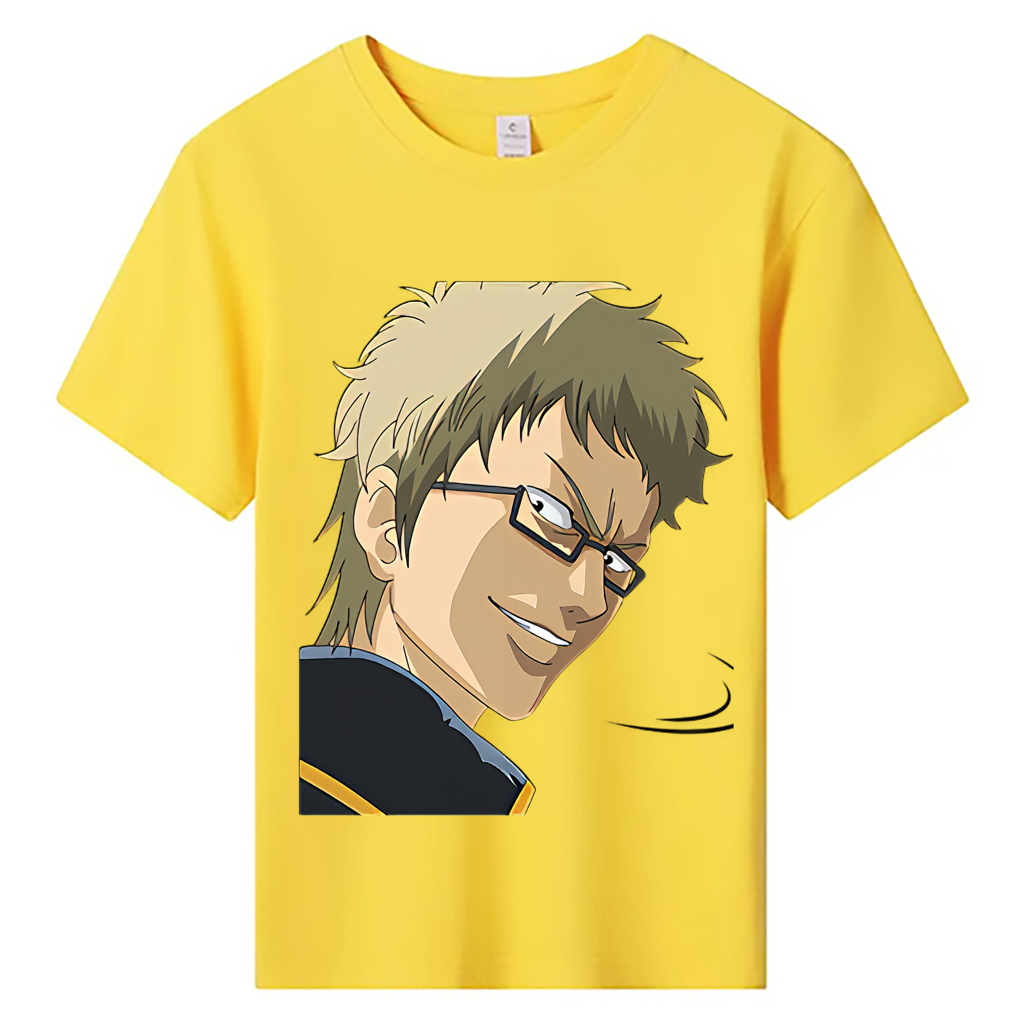 （画像用） ぎんたま 坂田銀時（さかたぎんとき） 神楽 志村新八（しむら しんぱち） GINTAMA Sakata Gintoki Kagura Shimura Shinpachi 綿100％キッズTシャツ（フロントプリント）