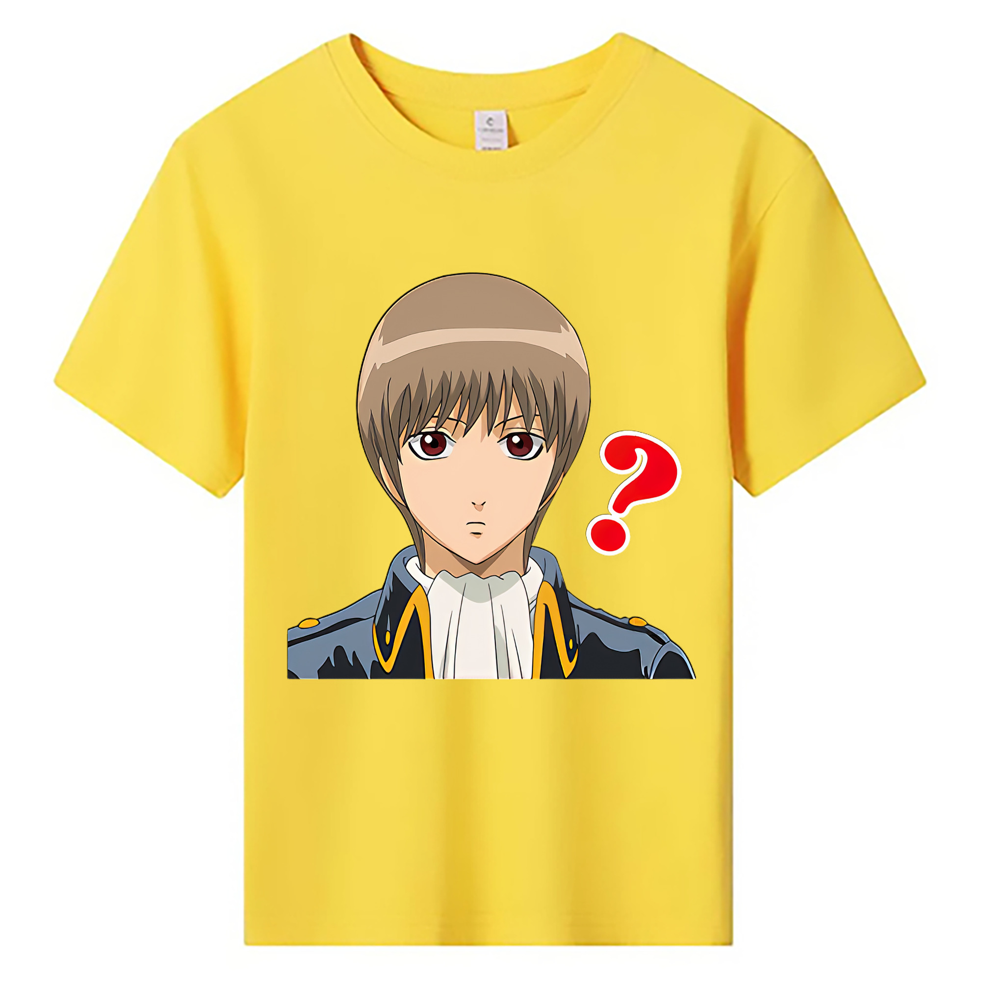 （画像用） ぎんたま 坂田銀時（さかたぎんとき） 神楽 志村新八（しむら しんぱち） GINTAMA Sakata Gintoki Kagura Shimura Shinpachi 綿100％キッズTシャツ（フロントプリント）