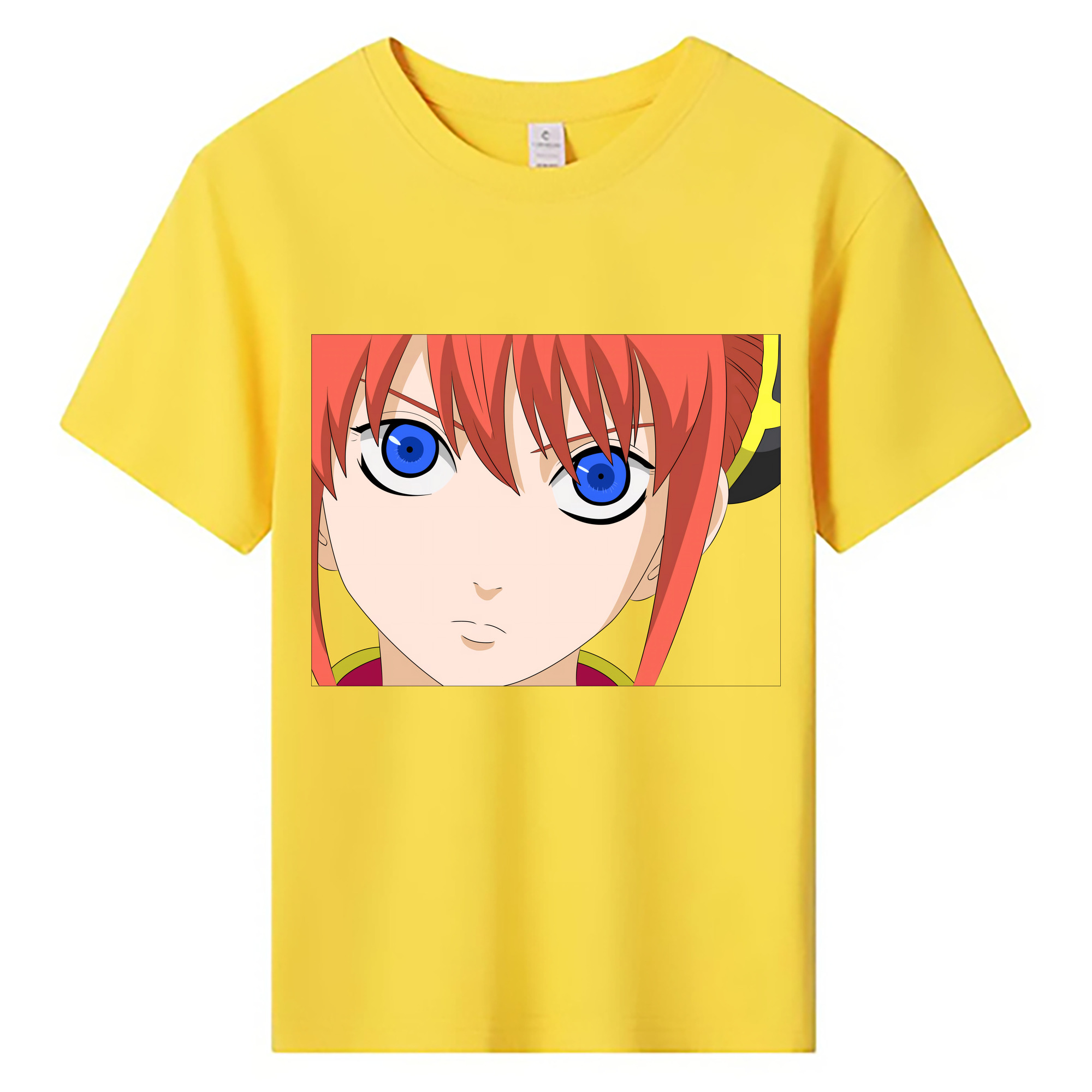 （画像用） ぎんたま 坂田銀時（さかたぎんとき） 神楽 志村新八（しむら しんぱち） GINTAMA Sakata Gintoki Kagura Shimura Shinpachi 綿100％キッズTシャツ（フロントプリント）