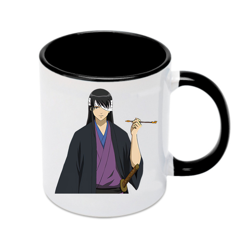 （画像用） ぎんたま 坂田銀時（さかたぎんとき） 神楽 志村新八（しむら しんぱち） GINTAMA Sakata Gintoki Kagura Shimura Shinpachi カラーマグカップ