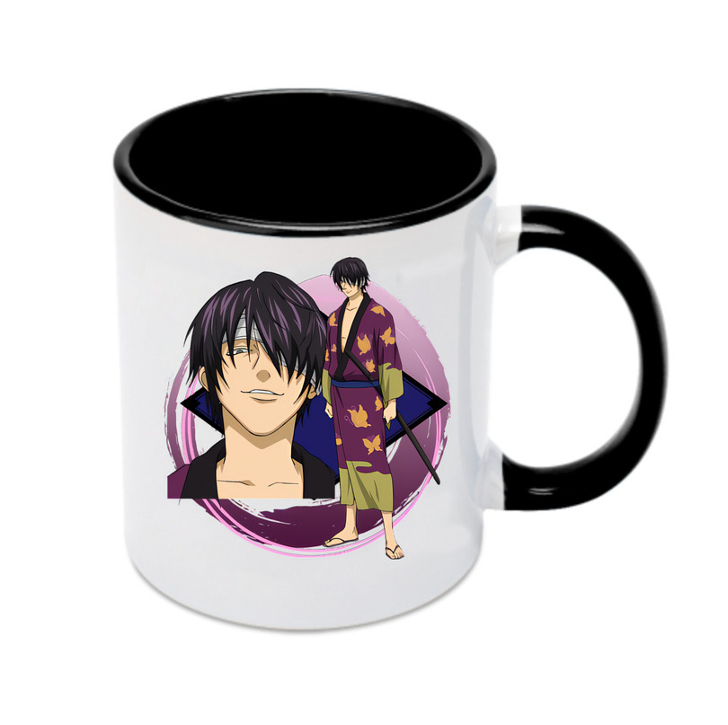（画像用） ぎんたま 坂田銀時（さかたぎんとき） 神楽 志村新八（しむら しんぱち） GINTAMA Sakata Gintoki Kagura Shimura Shinpachi カラーマグカップ