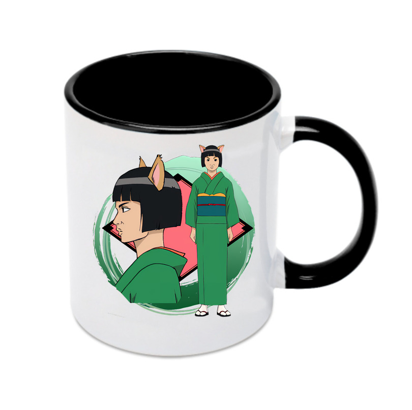 （画像用） ぎんたま 坂田銀時（さかたぎんとき） 神楽 志村新八（しむら しんぱち） GINTAMA Sakata Gintoki Kagura Shimura Shinpachi カラーマグカップ