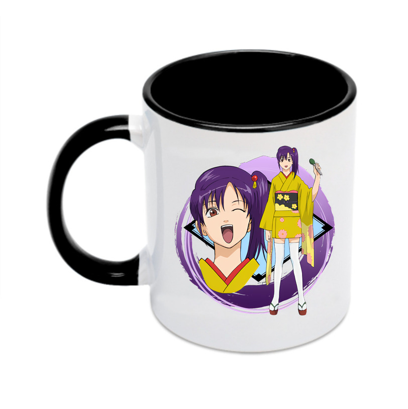 （画像用） ぎんたま 坂田銀時（さかたぎんとき） 神楽 志村新八（しむら しんぱち） GINTAMA Sakata Gintoki Kagura Shimura Shinpachi カラーマグカップ