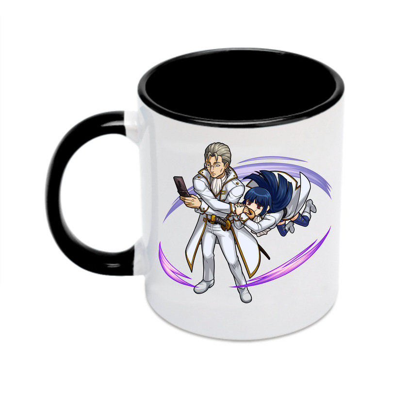（画像用） ぎんたま 坂田銀時（さかたぎんとき） 神楽 志村新八（しむら しんぱち） GINTAMA Sakata Gintoki Kagura Shimura Shinpachi カラーマグカップ