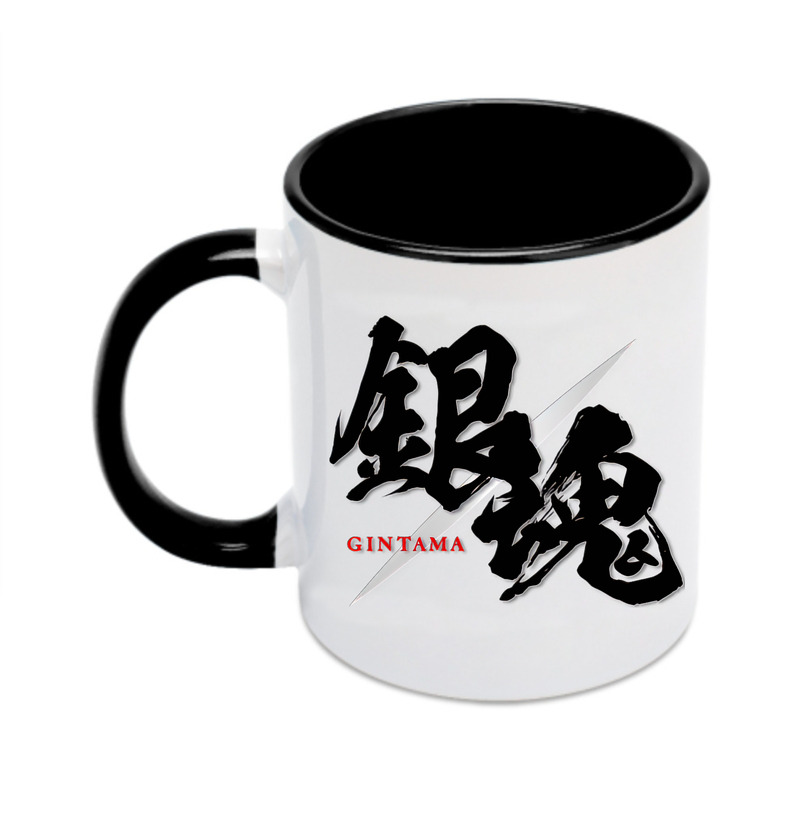 （画像用） ぎんたま 坂田銀時（さかたぎんとき） 神楽 志村新八（しむら しんぱち） GINTAMA Sakata Gintoki Kagura Shimura Shinpachi カラーマグカップ
