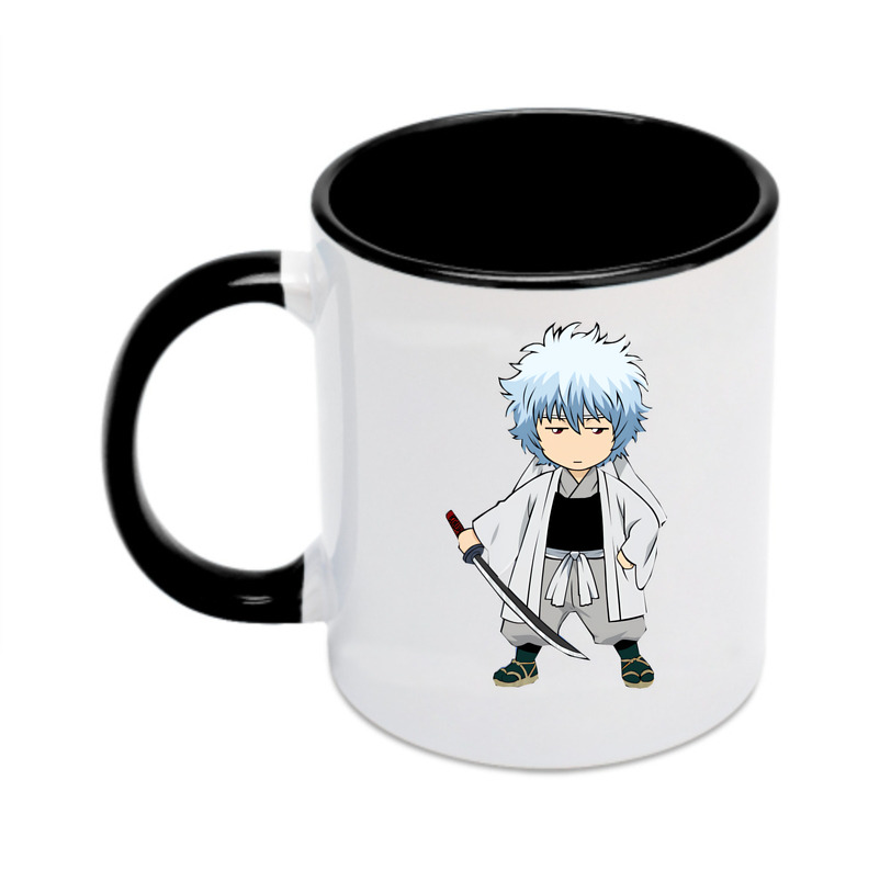 （画像用） ぎんたま 坂田銀時（さかたぎんとき） 神楽 志村新八（しむら しんぱち） GINTAMA Sakata Gintoki Kagura Shimura Shinpachi カラーマグカップ