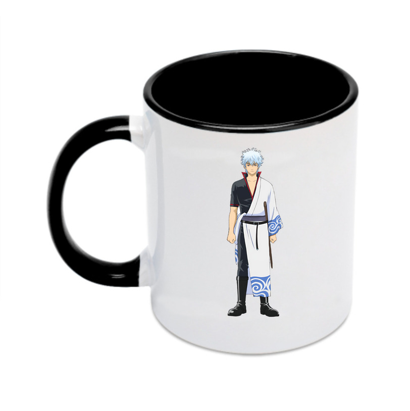 （画像用） ぎんたま 坂田銀時（さかたぎんとき） 神楽 志村新八（しむら しんぱち） GINTAMA Sakata Gintoki Kagura Shimura Shinpachi カラーマグカップ