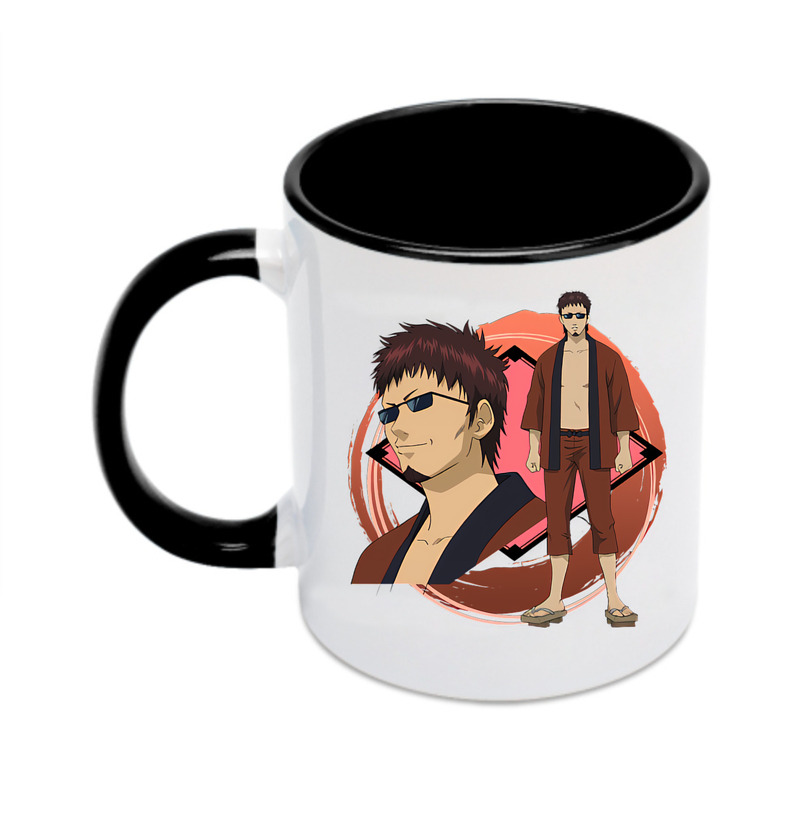 （画像用） ぎんたま 坂田銀時（さかたぎんとき） 神楽 志村新八（しむら しんぱち） GINTAMA Sakata Gintoki Kagura Shimura Shinpachi カラーマグカップ