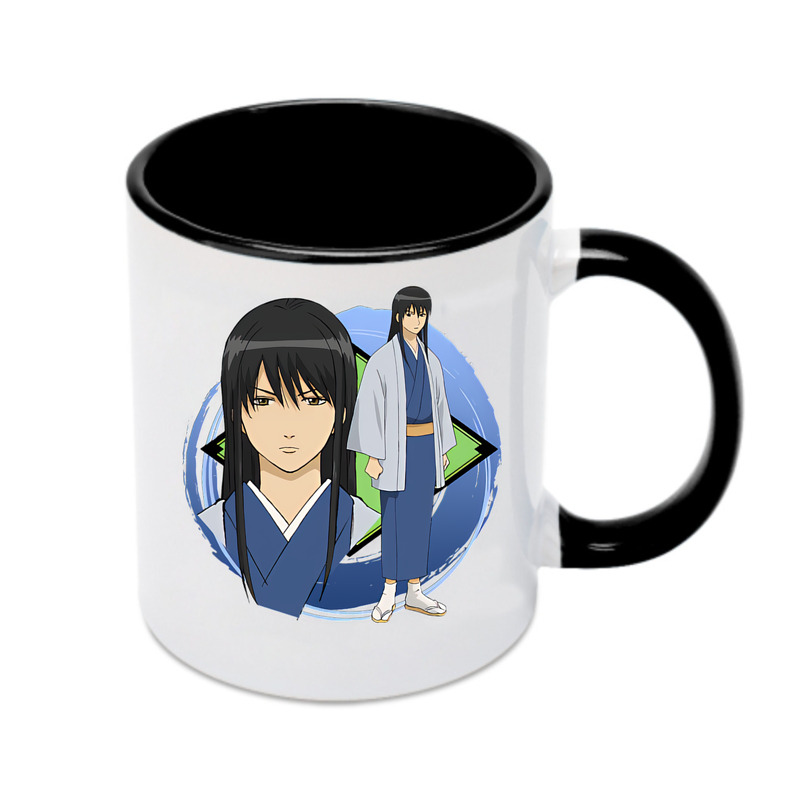 （画像用） ぎんたま 坂田銀時（さかたぎんとき） 神楽 志村新八（しむら しんぱち） GINTAMA Sakata Gintoki Kagura Shimura Shinpachi カラーマグカップ