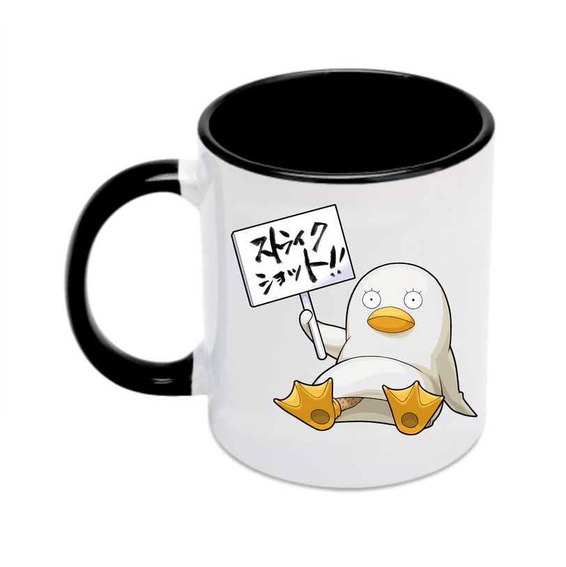 （画像用） ぎんたま 坂田銀時（さかたぎんとき） 神楽 志村新八（しむら しんぱち） GINTAMA Sakata Gintoki Kagura Shimura Shinpachi カラーマグカップ