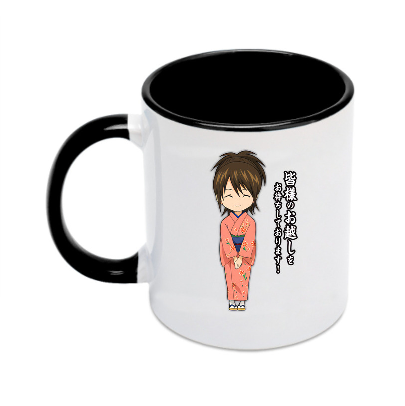 （画像用） ぎんたま 坂田銀時（さかたぎんとき） 神楽 志村新八（しむら しんぱち） GINTAMA Sakata Gintoki Kagura Shimura Shinpachi カラーマグカップ
