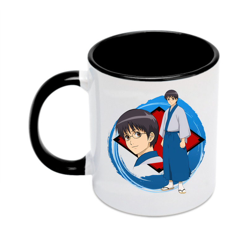 （画像用） ぎんたま 坂田銀時（さかたぎんとき） 神楽 志村新八（しむら しんぱち） GINTAMA Sakata Gintoki Kagura Shimura Shinpachi カラーマグカップ