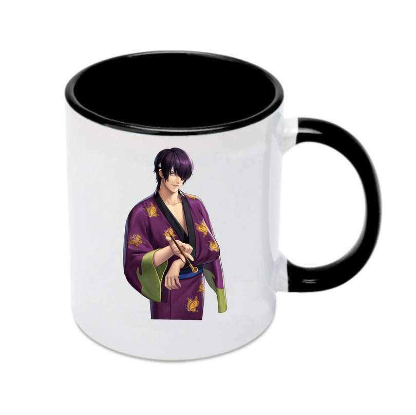 （画像用） ぎんたま 坂田銀時（さかたぎんとき） 神楽 志村新八（しむら しんぱち） GINTAMA Sakata Gintoki Kagura Shimura Shinpachi カラーマグカップ