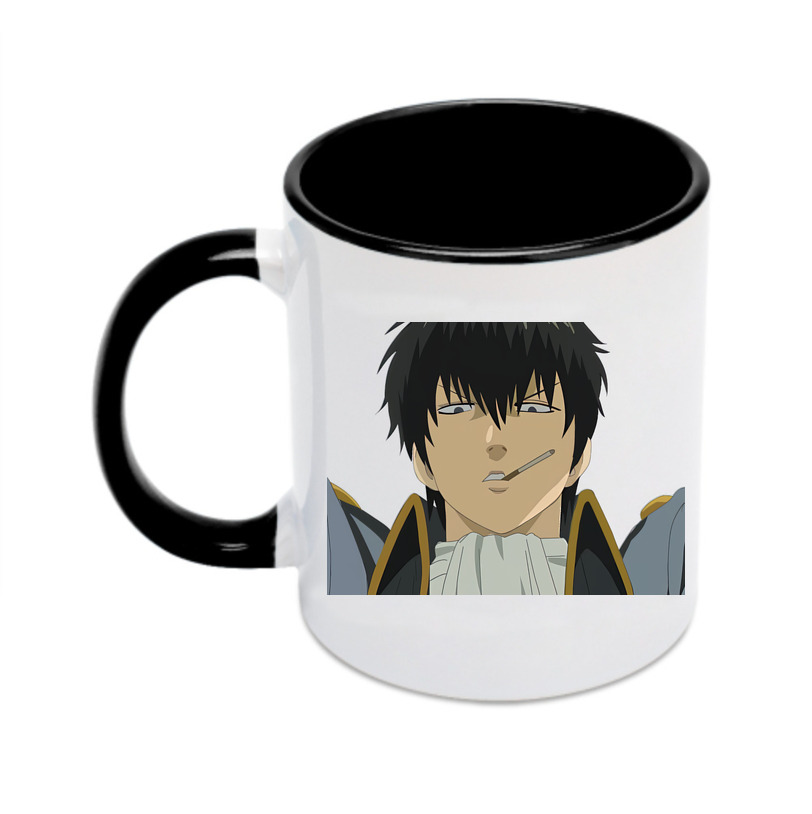 （画像用） ぎんたま 坂田銀時（さかたぎんとき） 神楽 志村新八（しむら しんぱち） GINTAMA Sakata Gintoki Kagura Shimura Shinpachi カラーマグカップ