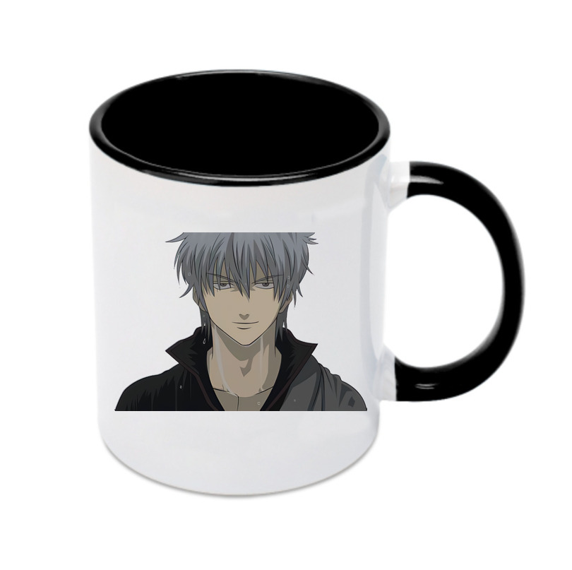 （画像用） ぎんたま 坂田銀時（さかたぎんとき） 神楽 志村新八（しむら しんぱち） GINTAMA Sakata Gintoki Kagura Shimura Shinpachi カラーマグカップ