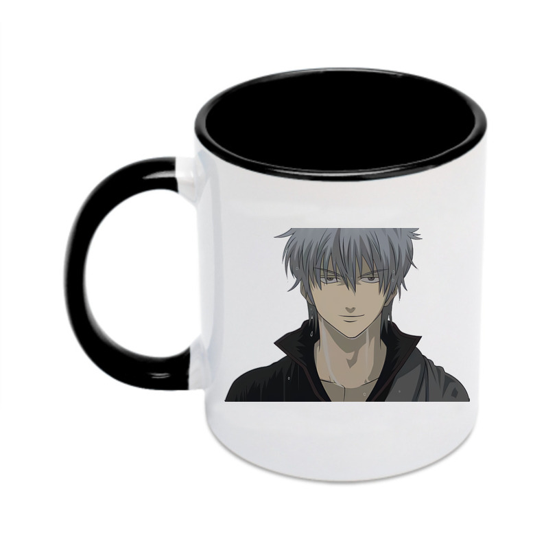 （画像用） ぎんたま 坂田銀時（さかたぎんとき） 神楽 志村新八（しむら しんぱち） GINTAMA Sakata Gintoki Kagura Shimura Shinpachi カラーマグカップ