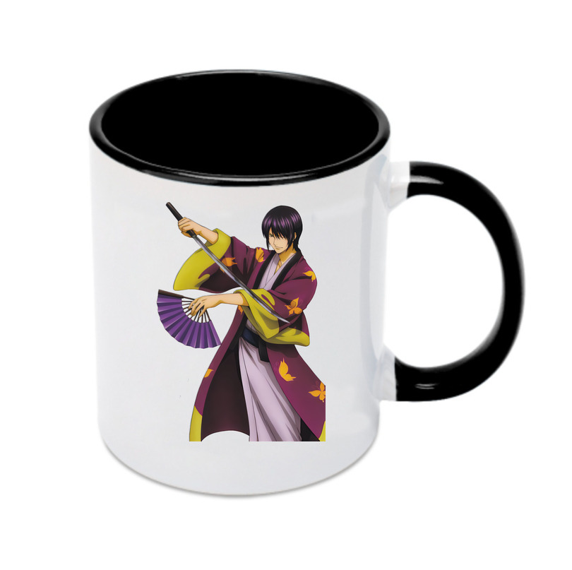 （画像用） ぎんたま 坂田銀時（さかたぎんとき） 神楽 志村新八（しむら しんぱち） GINTAMA Sakata Gintoki Kagura Shimura Shinpachi カラーマグカップ