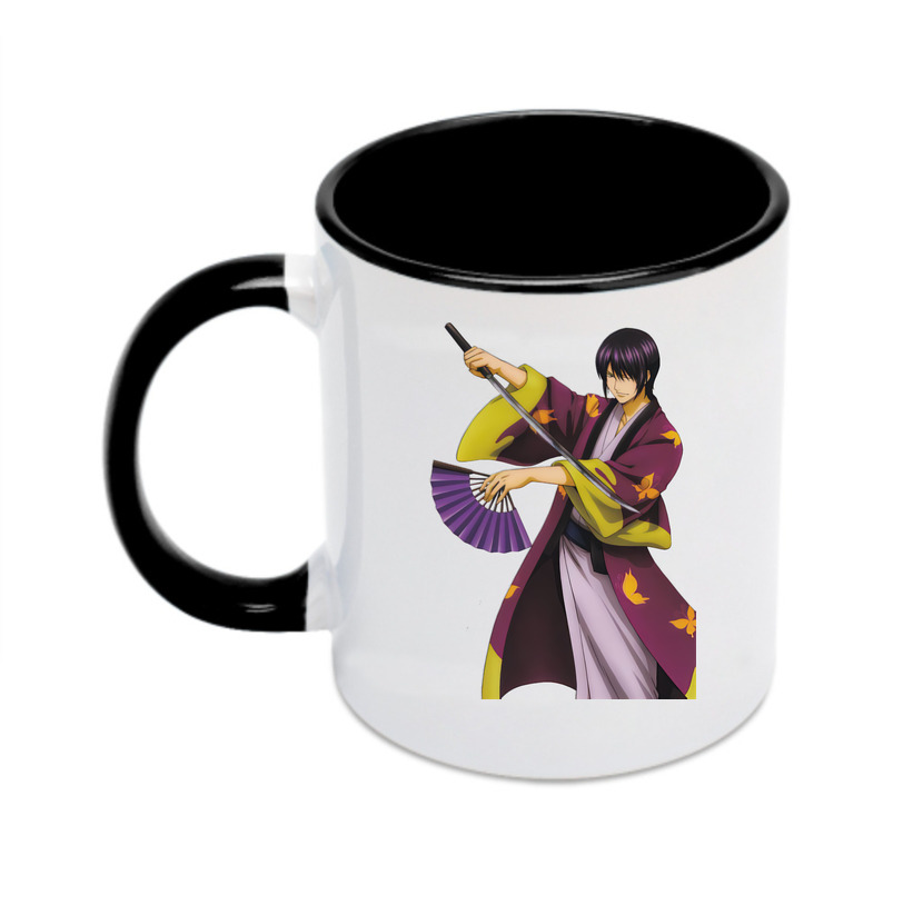 （画像用） ぎんたま 坂田銀時（さかたぎんとき） 神楽 志村新八（しむら しんぱち） GINTAMA Sakata Gintoki Kagura Shimura Shinpachi カラーマグカップ