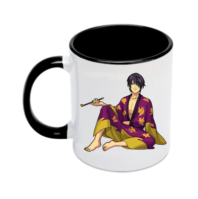（画像用） ぎんたま 坂田銀時（さかたぎんとき） 神楽 志村新八（しむら しんぱち） GINTAMA Sakata Gintoki Kagura Shimura Shinpachi カラーマグカップ